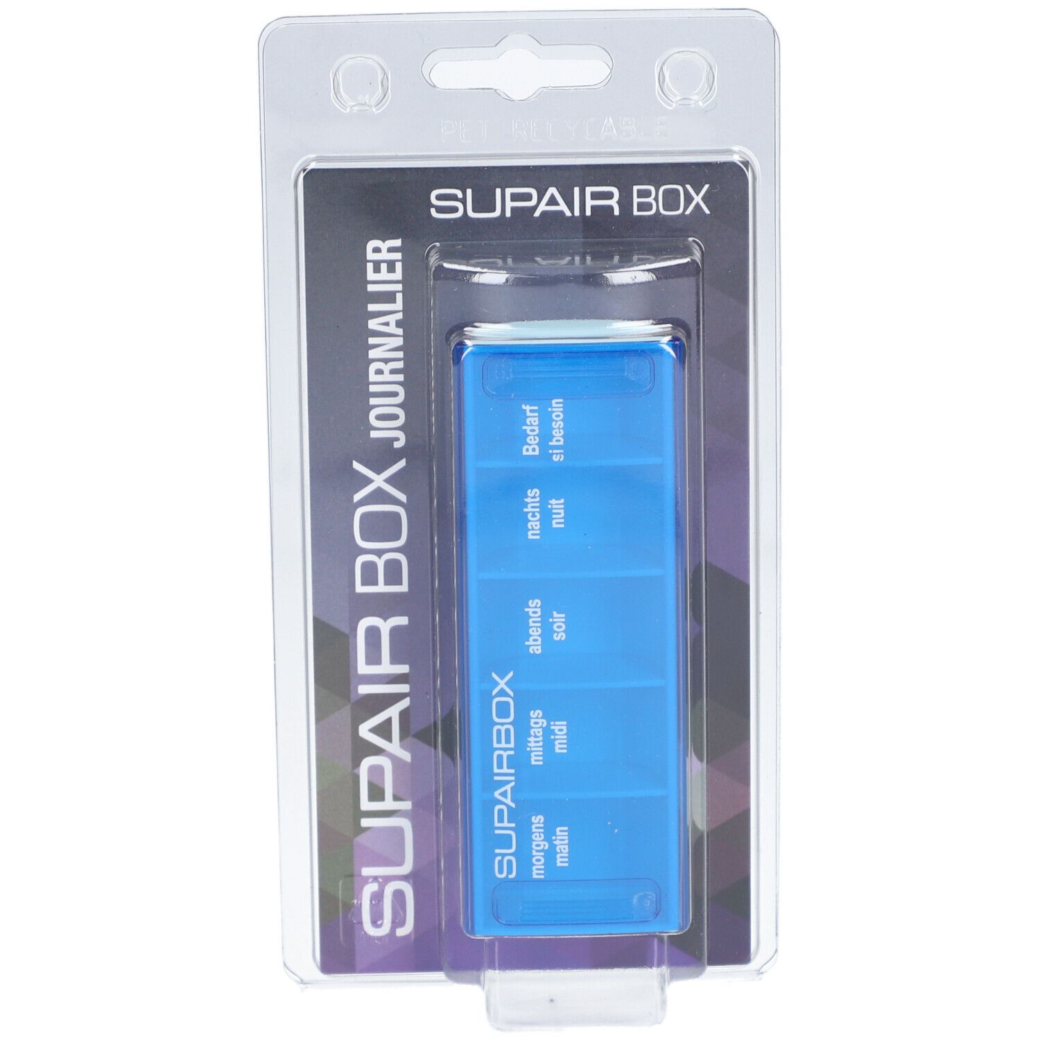 Supair Pilulier journalier - 5 compartiments Français/Allemand