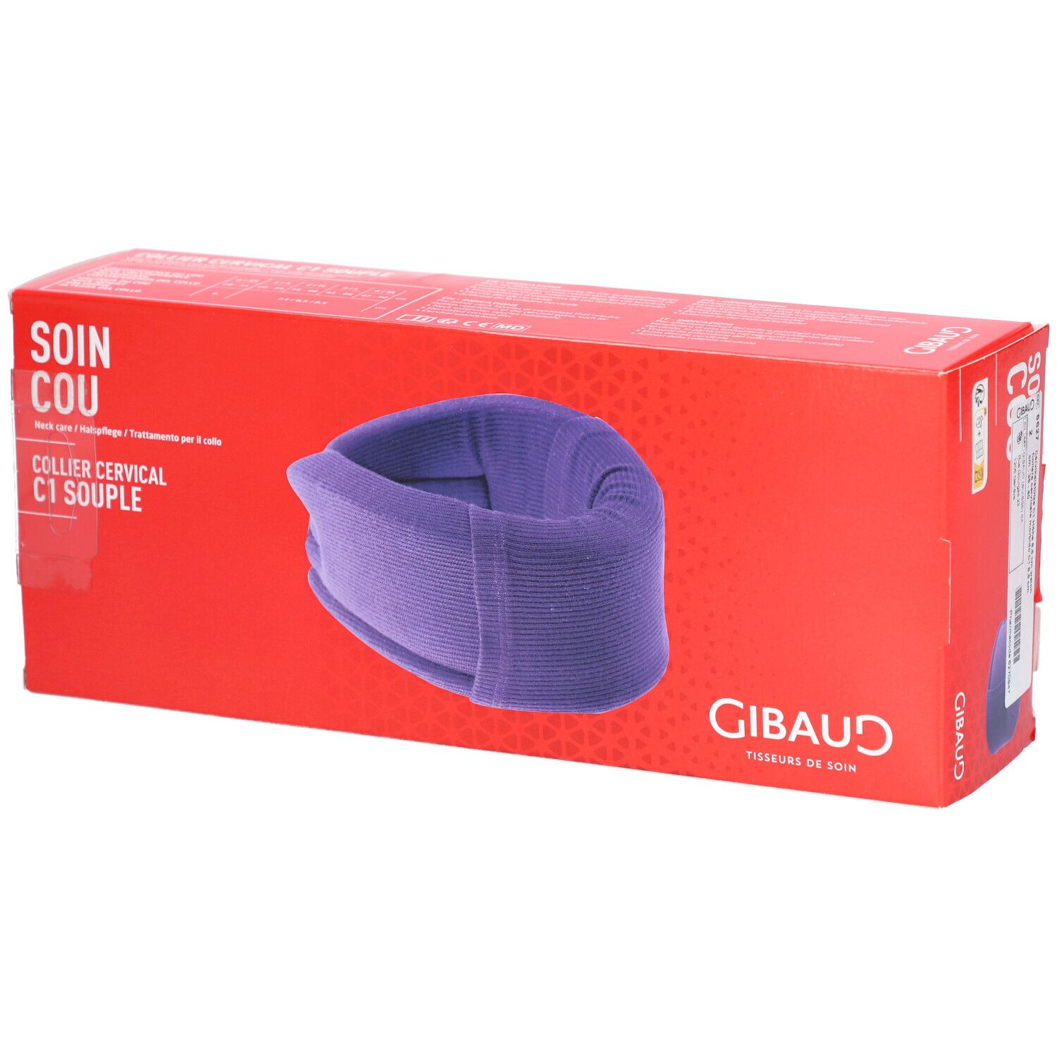 Gibaud support cervical C1 8.5cm Gr2 35-40cm souple