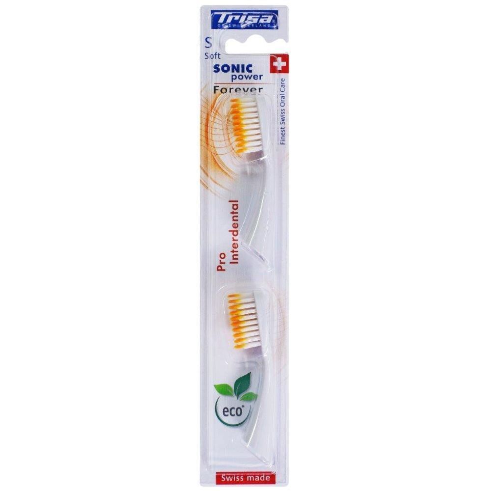 Trisa Sonicpower Set de remplacement Pro Interdent soft Duo