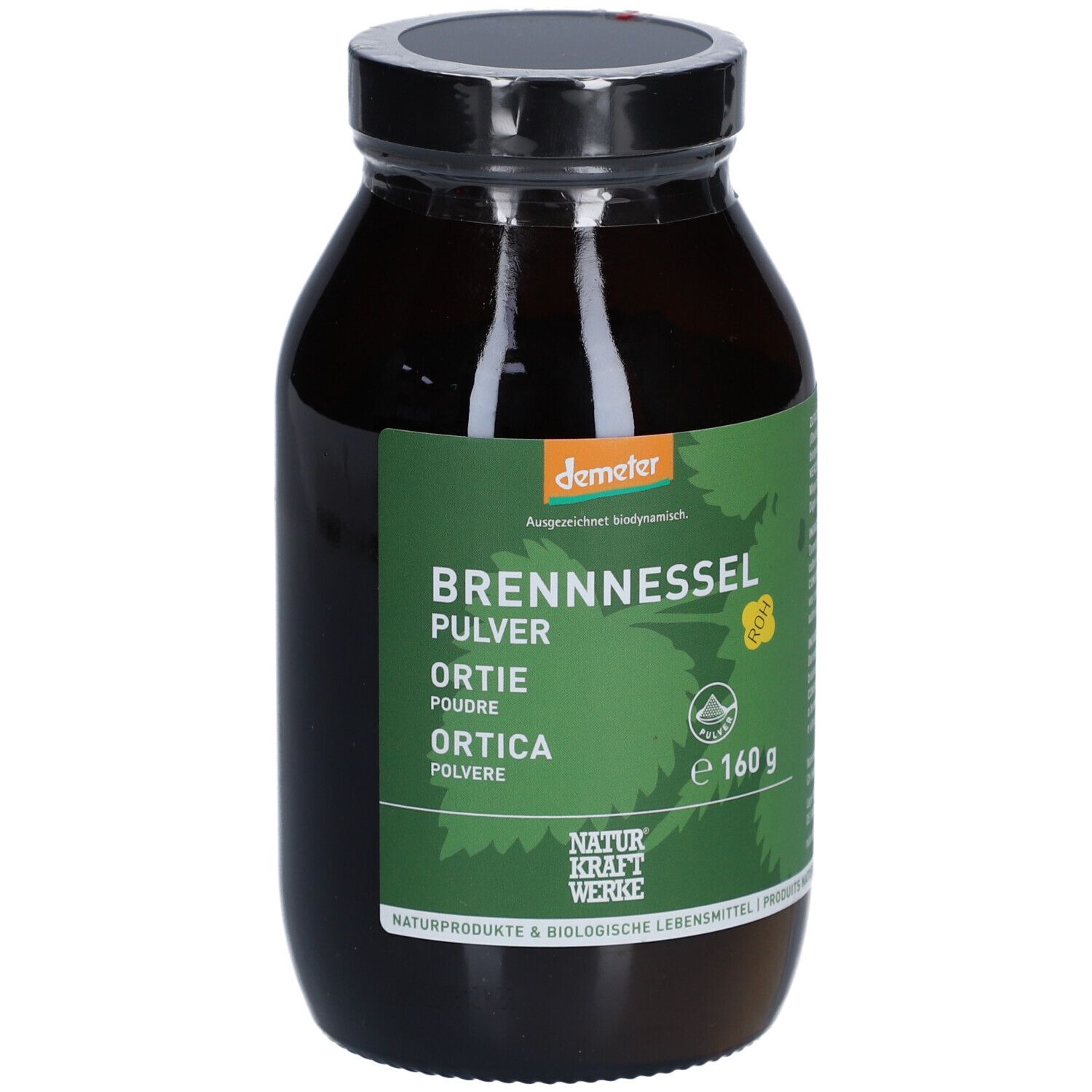 NATURKRAFTWERKE Demeter brandnetelpoeder 160 Poeder