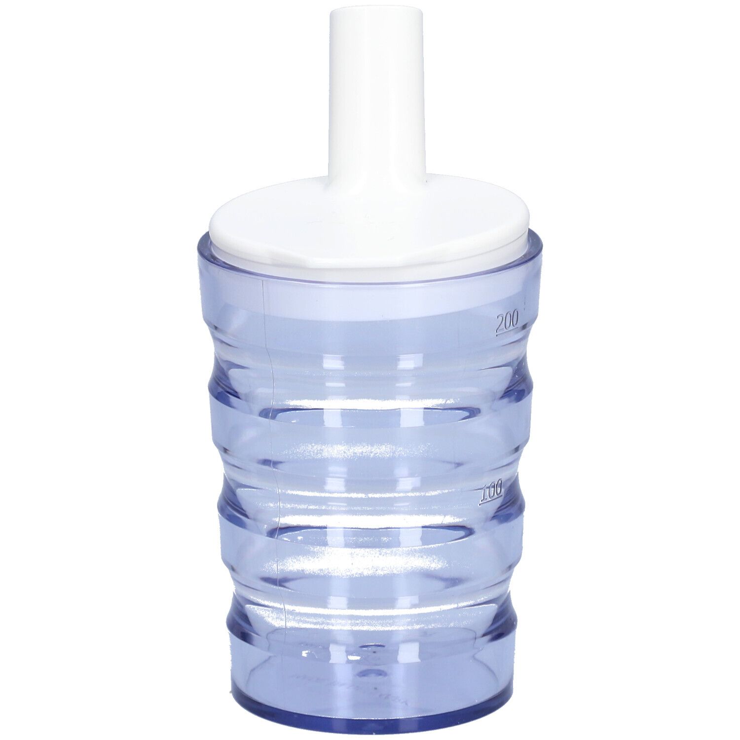 Sundo Rillenbecher auslaufsicher 200ml transparent