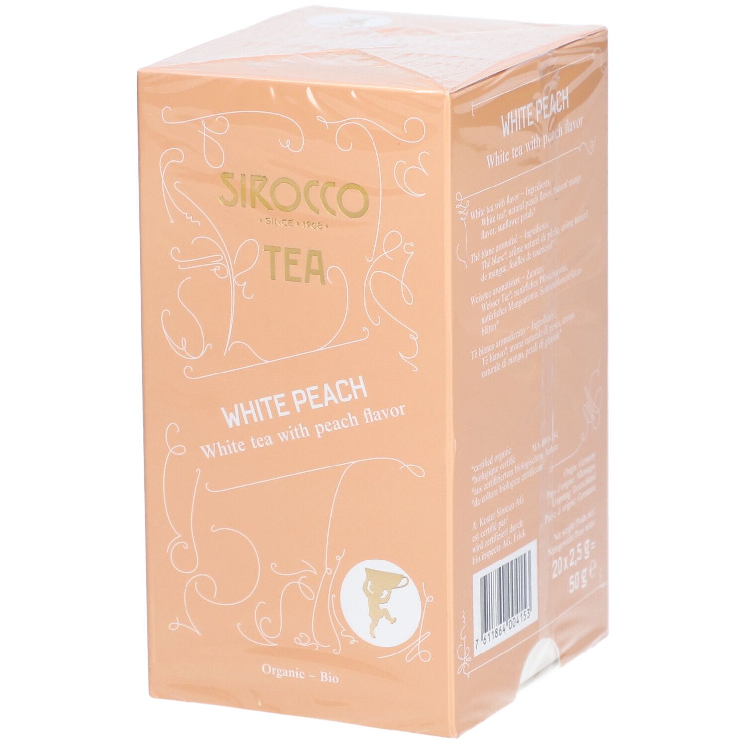 Sirocco Bio Tee White Peach Weißer Tee mit Pfirsich