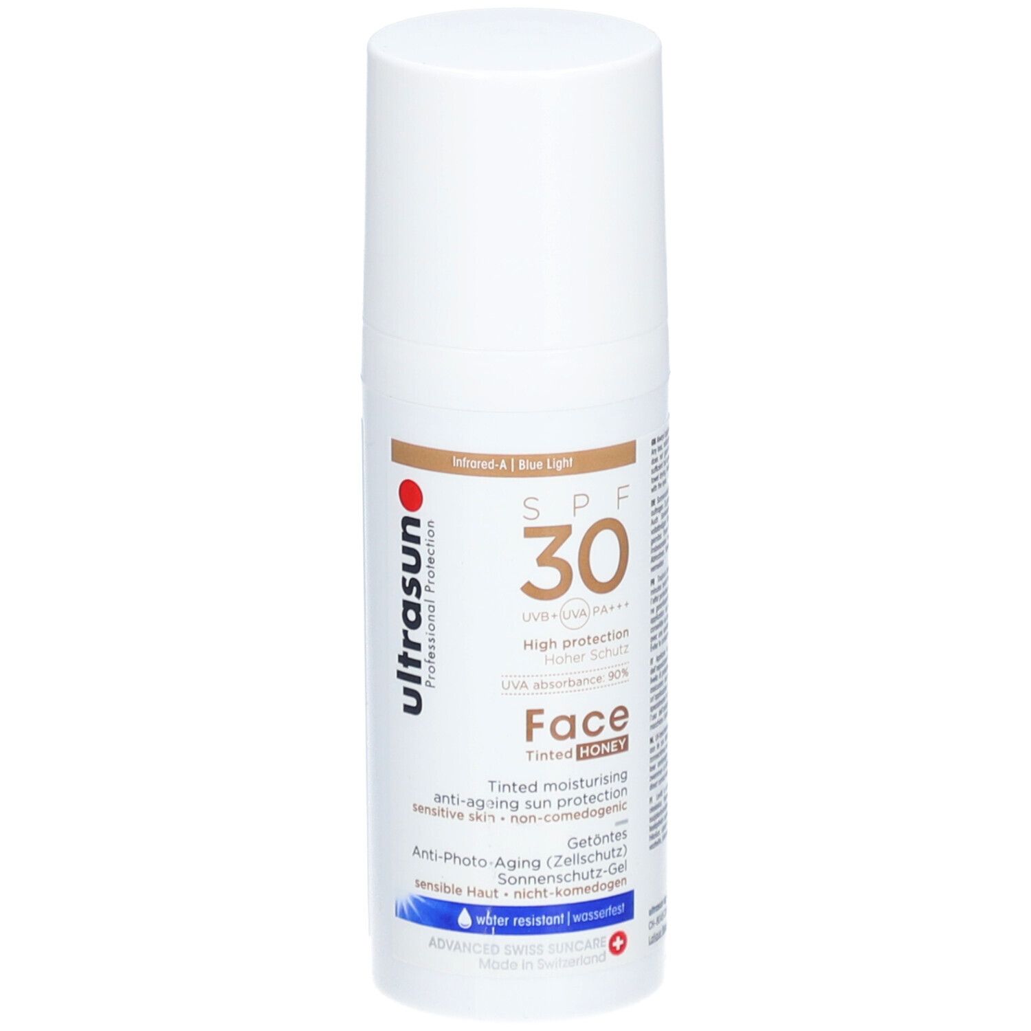 Ultrasun Crème solaire anti-âge pour le visage teintée miel SPF 30
