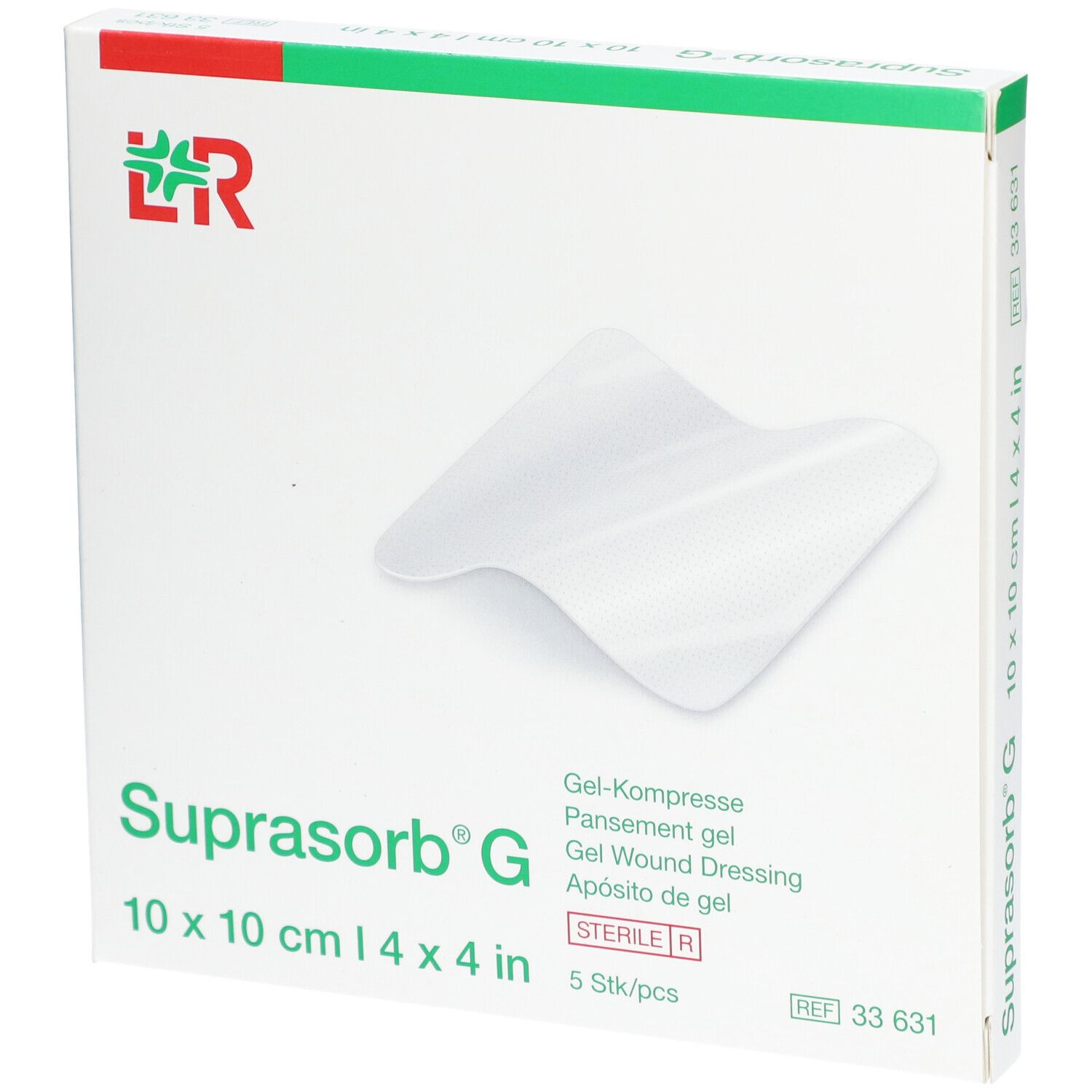 L&R Suprasorb G Pansement gel 10 x 10 cm