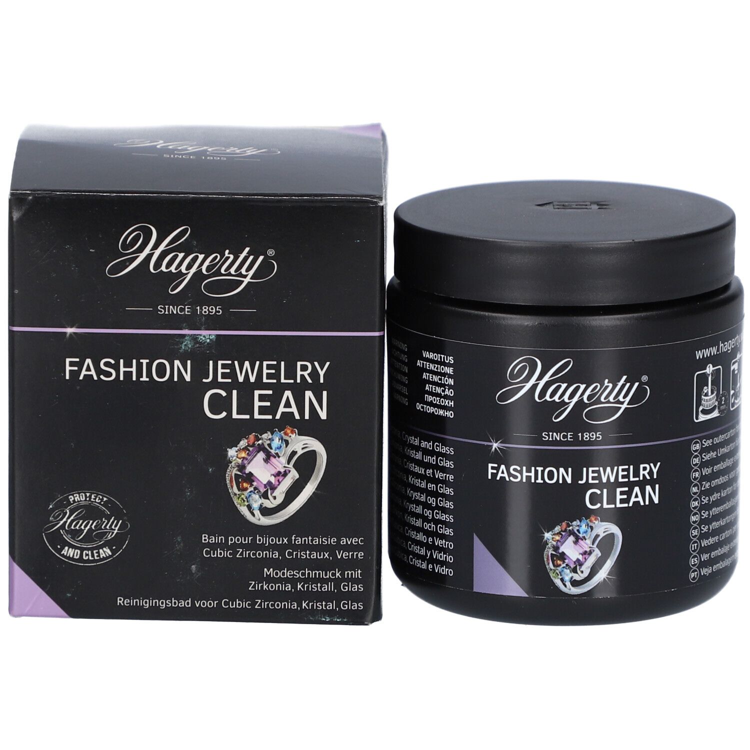 Hagerty Fashion Jewelry Clean Reinigungsbad für Schmuck mit Zirkonia, Kristall, Glas.