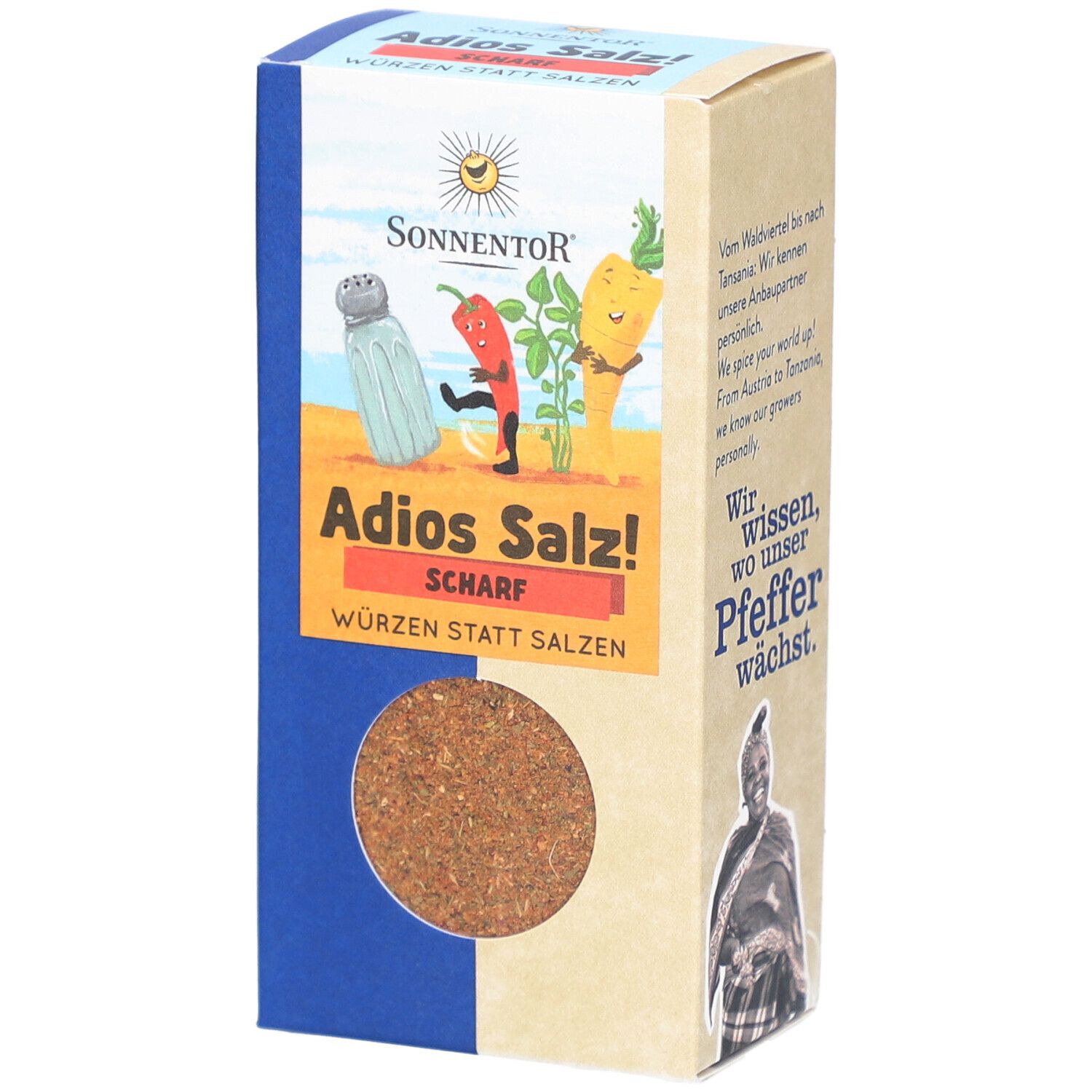 Sonnentor Adios Salz! Scharf - Bio-Gewürzmischung ohne Salzzusatz