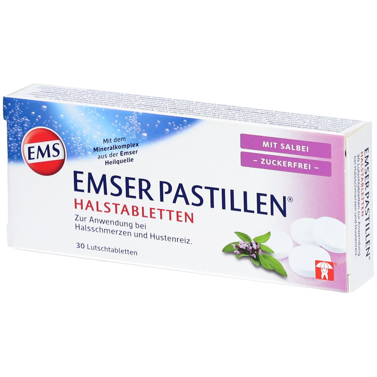 Emser Pastilles sans sucre avec Sauge