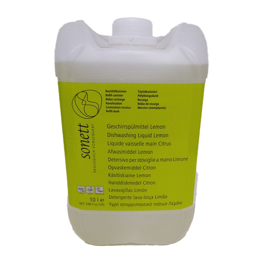 Sonett Geschirrspülmittel Lemon Kanister 10 lt l Liquidum