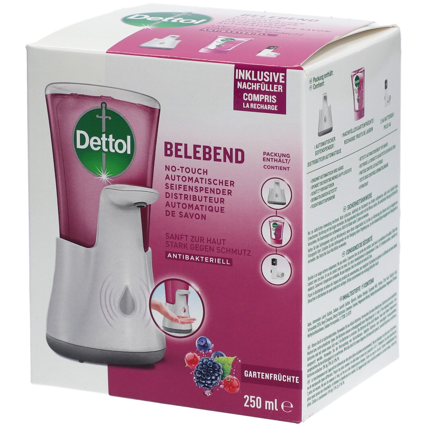 Dettol No-Touch Starter pack Fruits rouges du jardin