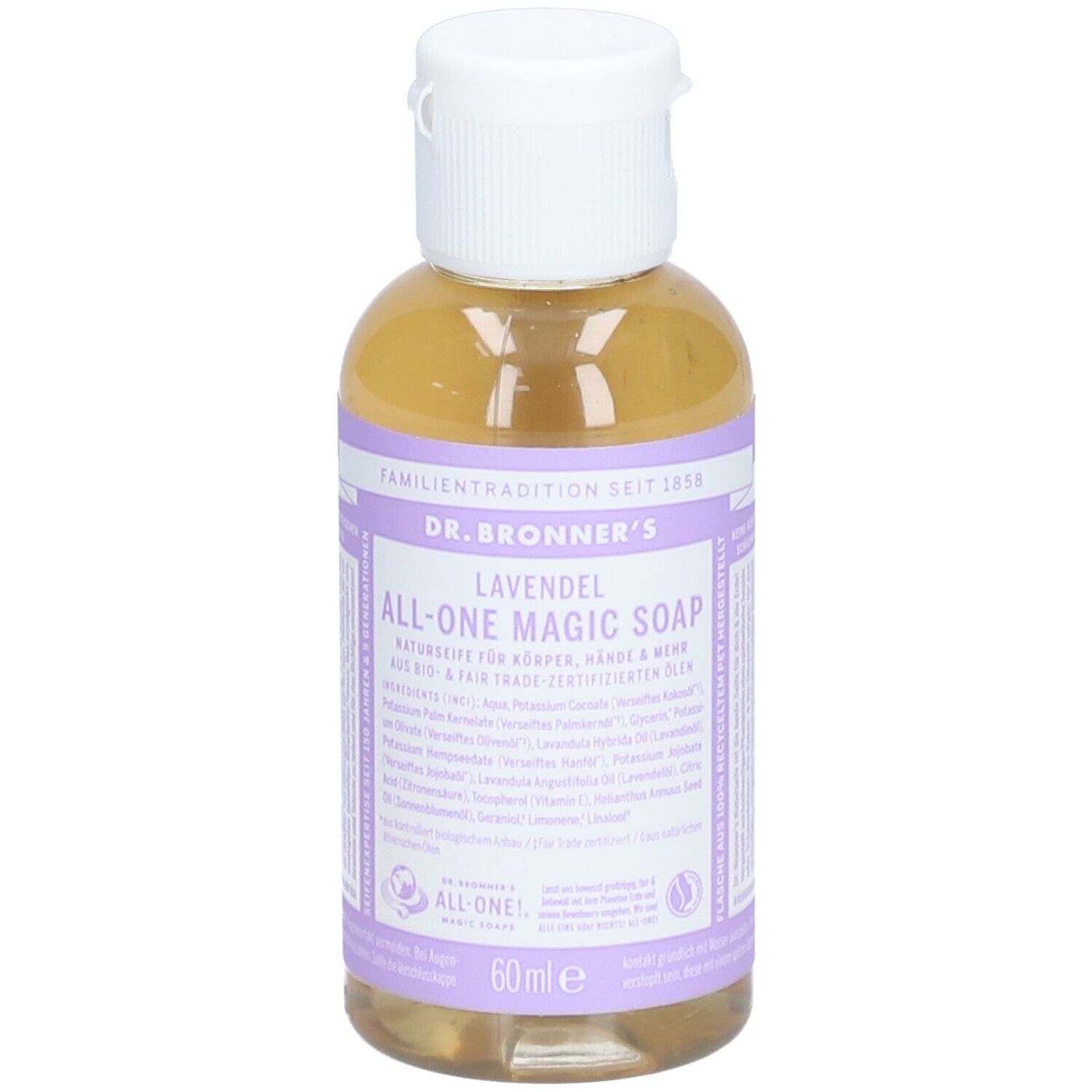 Bronners Lavender Liquid Soap 60 ml