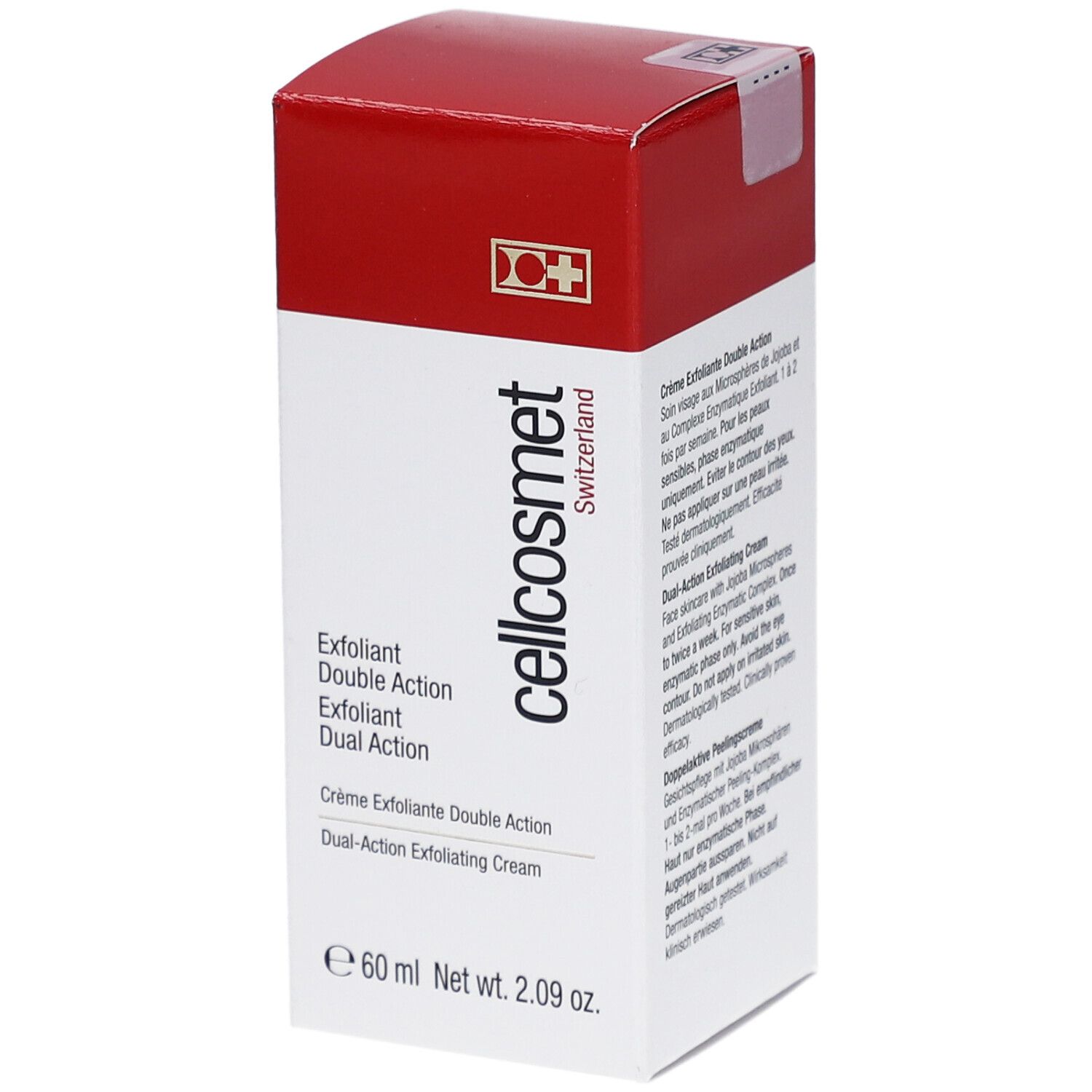 Cellcosmet Exfoliant Double Action Creme, 60 ml.