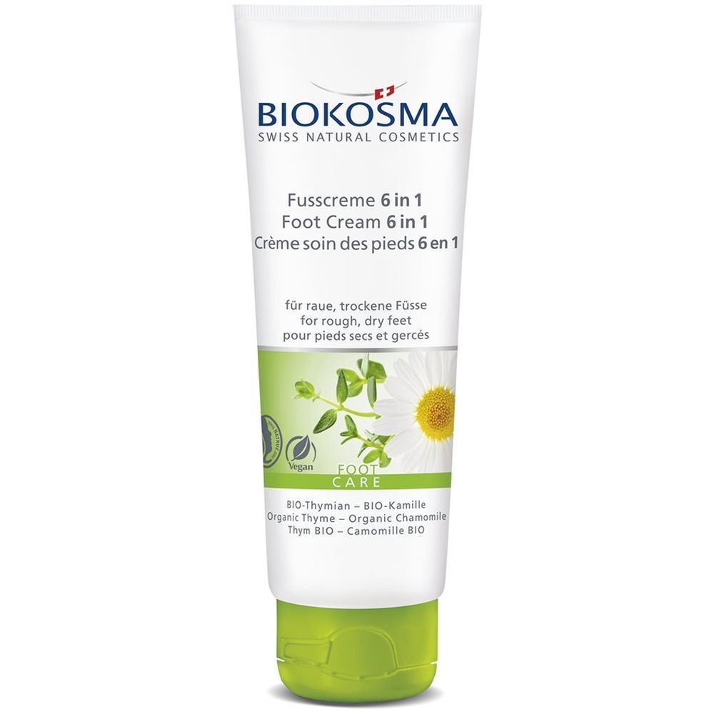 Biokosma Crème pour les pieds 6 en 1