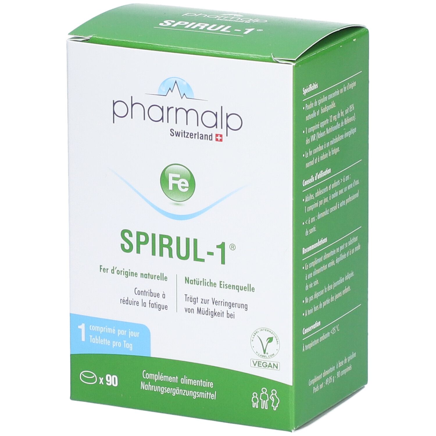 Pharmalp Spirul-1 Tabl 90 Stk St Compretten