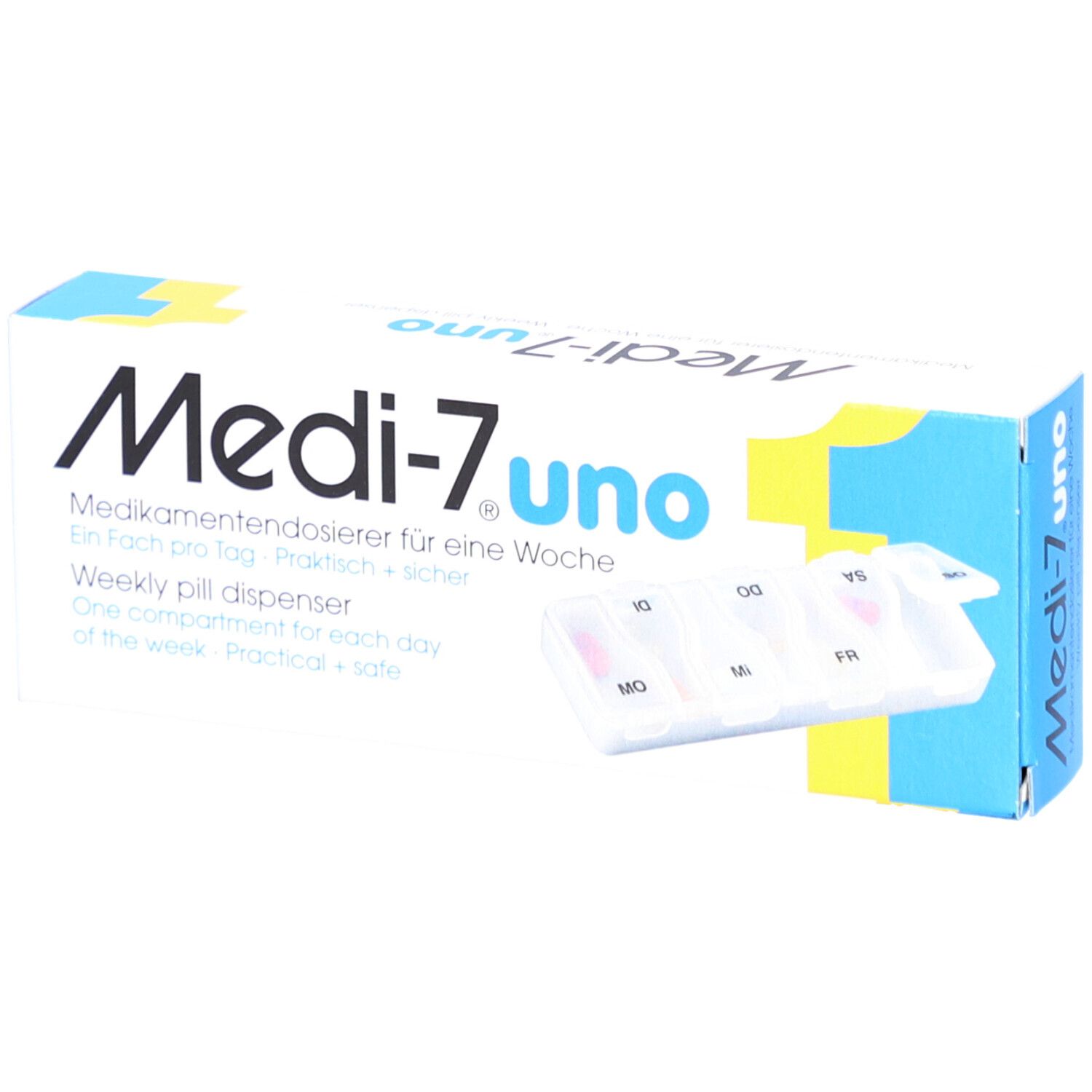 Sahag Medi-7 Uno Doseur de médicaments 7 jours