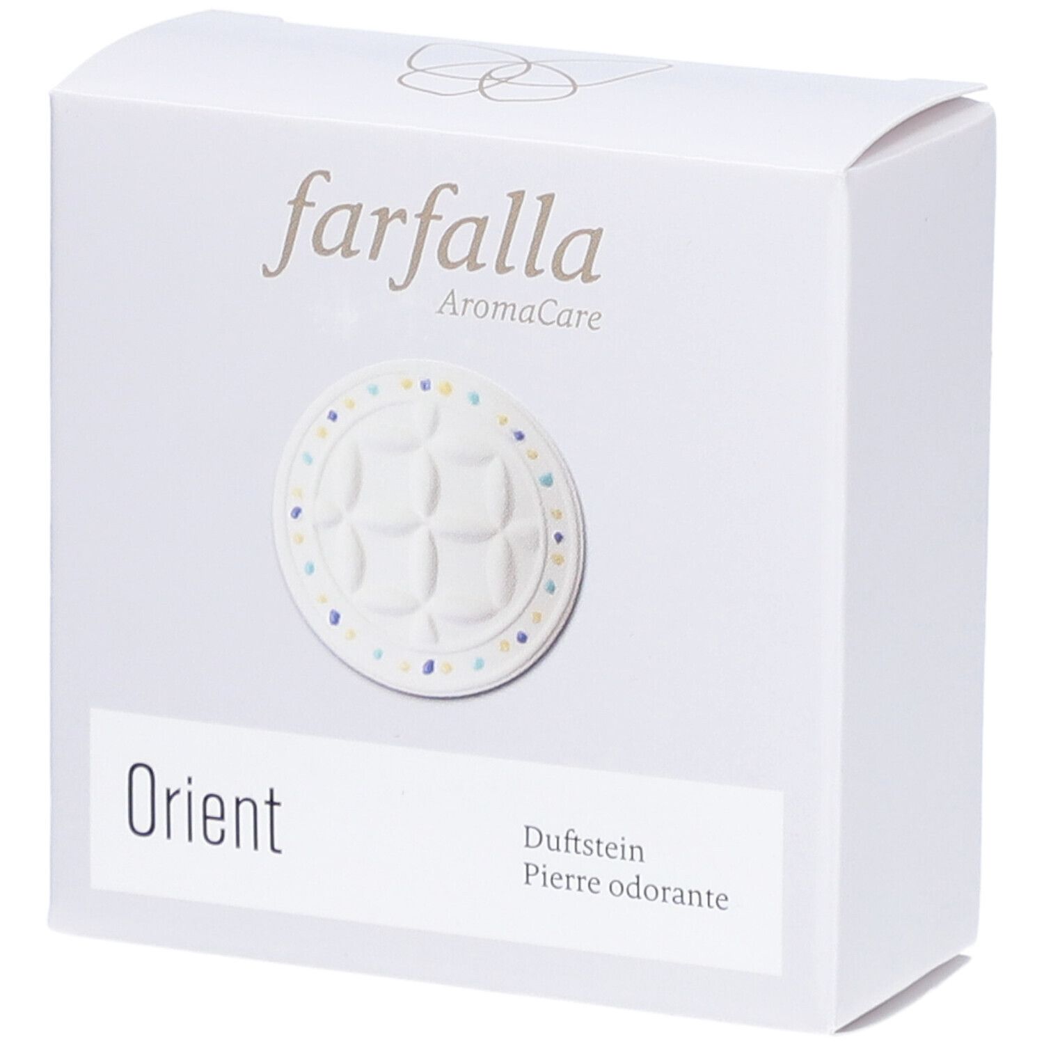 Farfalla Duftstein Orient Unterseite glasiert