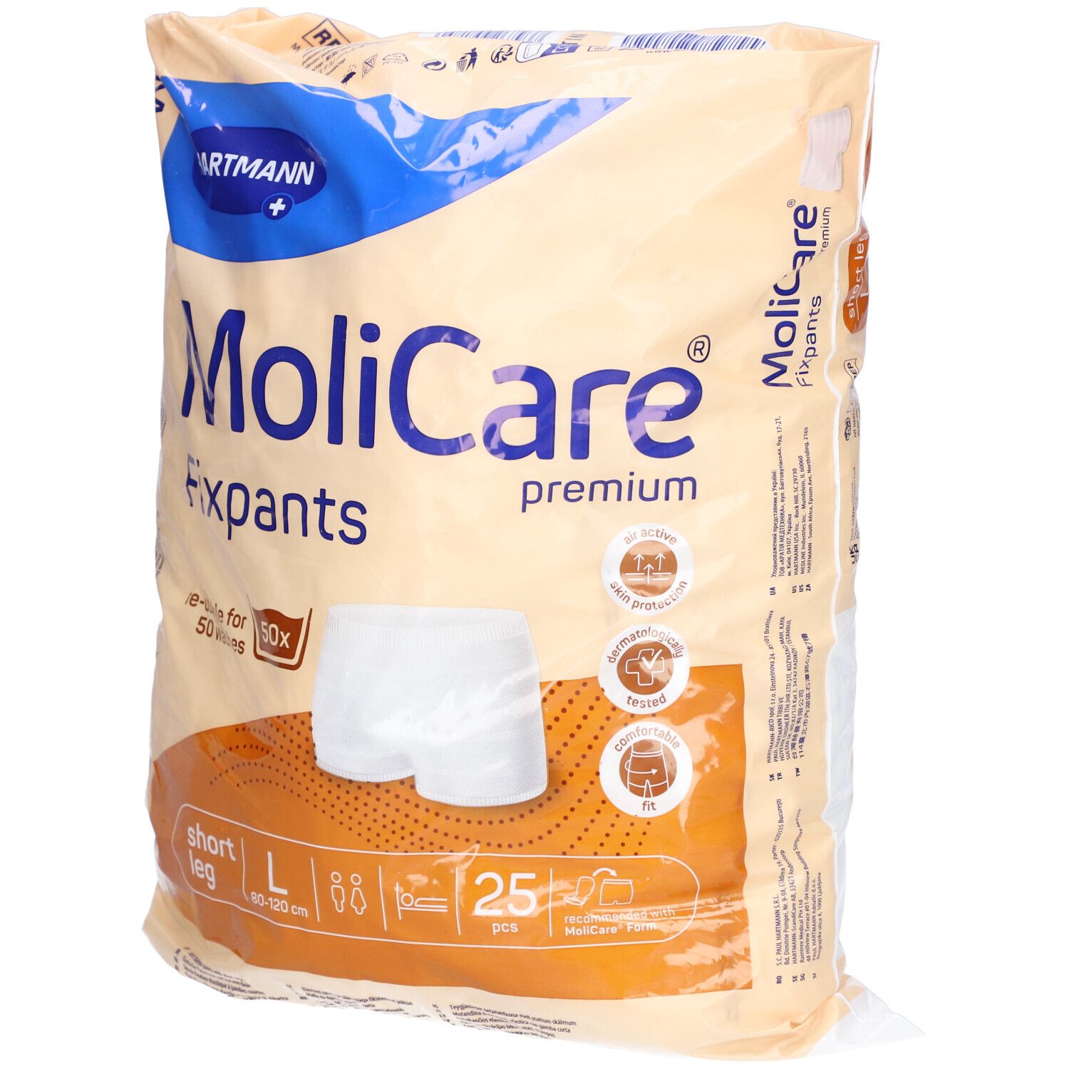 Molicare Premium Fixpants shortleg L 25 Stk