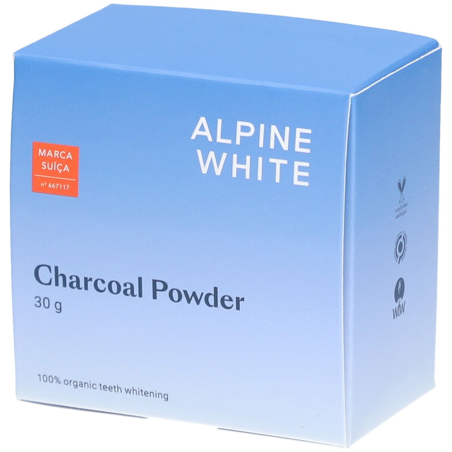 ALPINE WHITE Charcoal Powder | Zahnreinigungskohlepulver