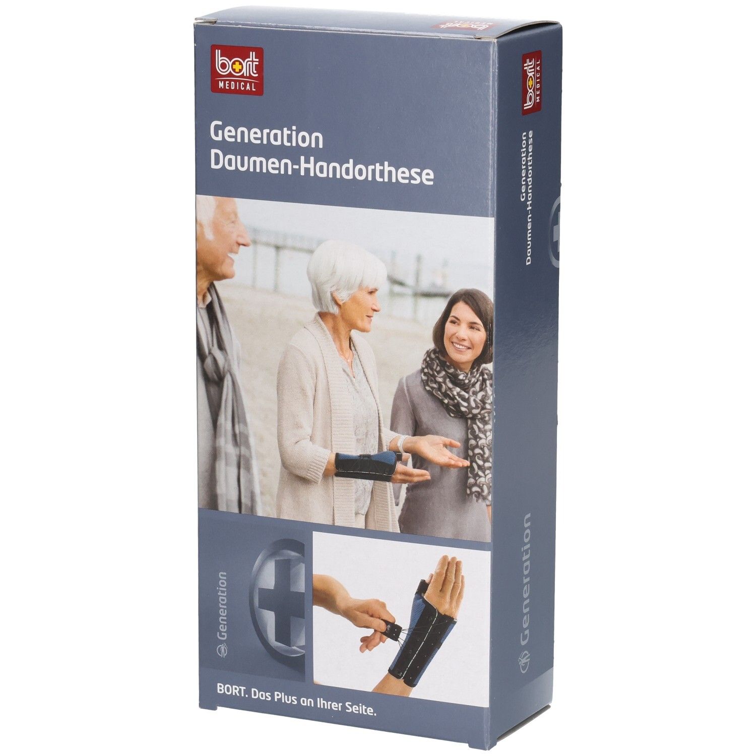Bort Generation Daumen-Hand-Orthese, Größe S, links, 15–17 cm