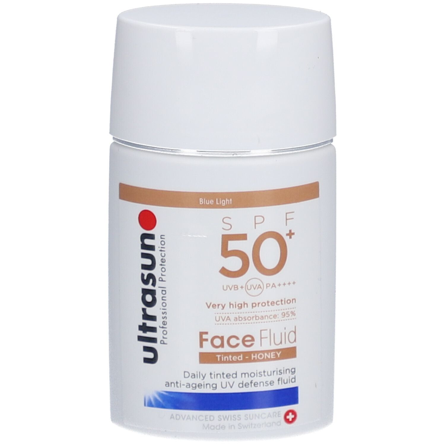 ultrasun Getöntes Gesichtsfluid Honey Spf50+