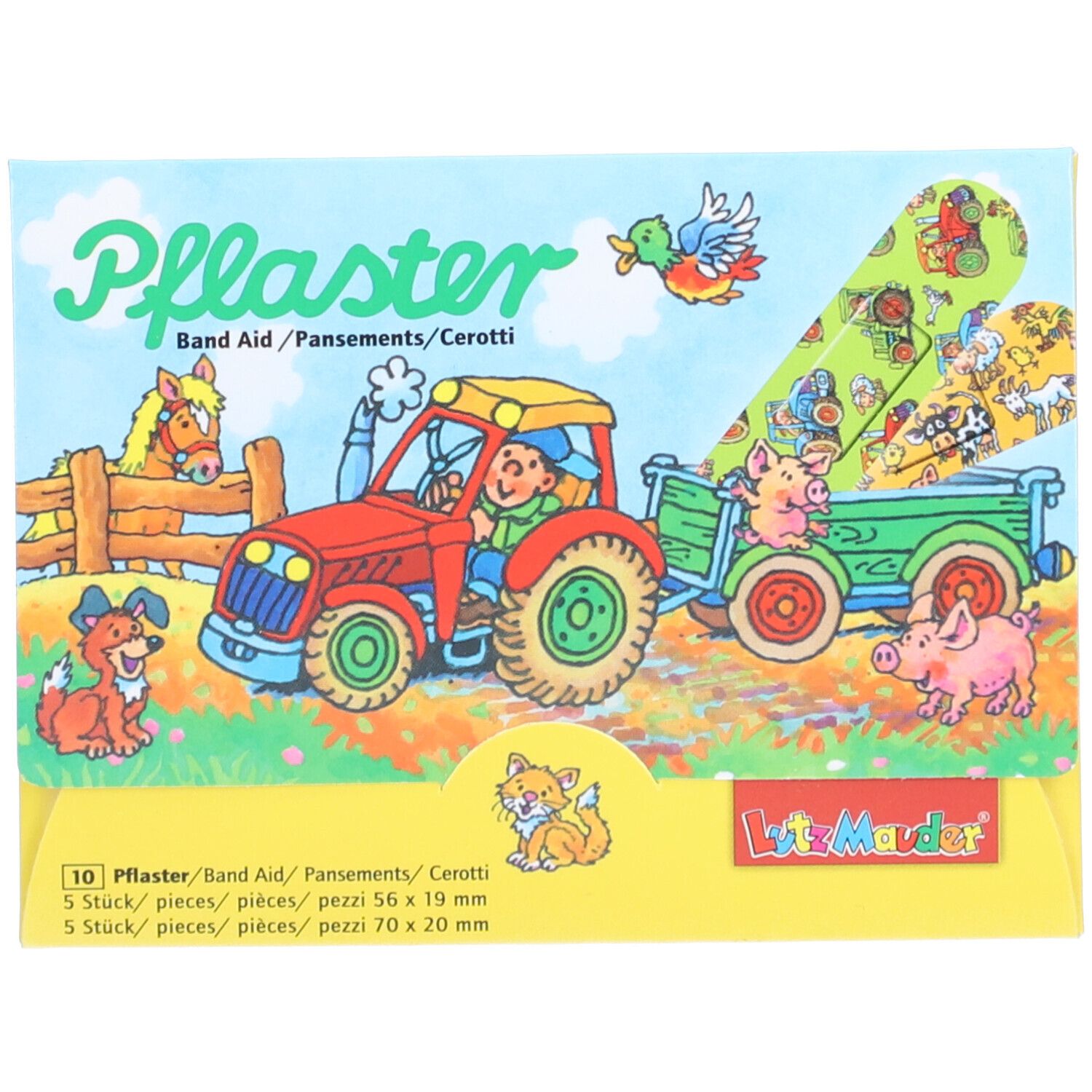 Lutz Mauder Pansements pour enfants fans de tracteurs