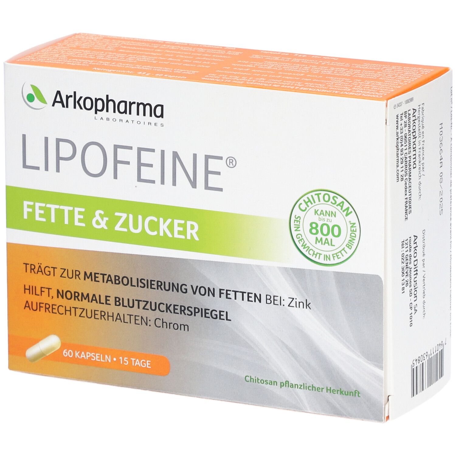 Lipofeine Fette & Zucker Kaps 60 Stk St Kapseln