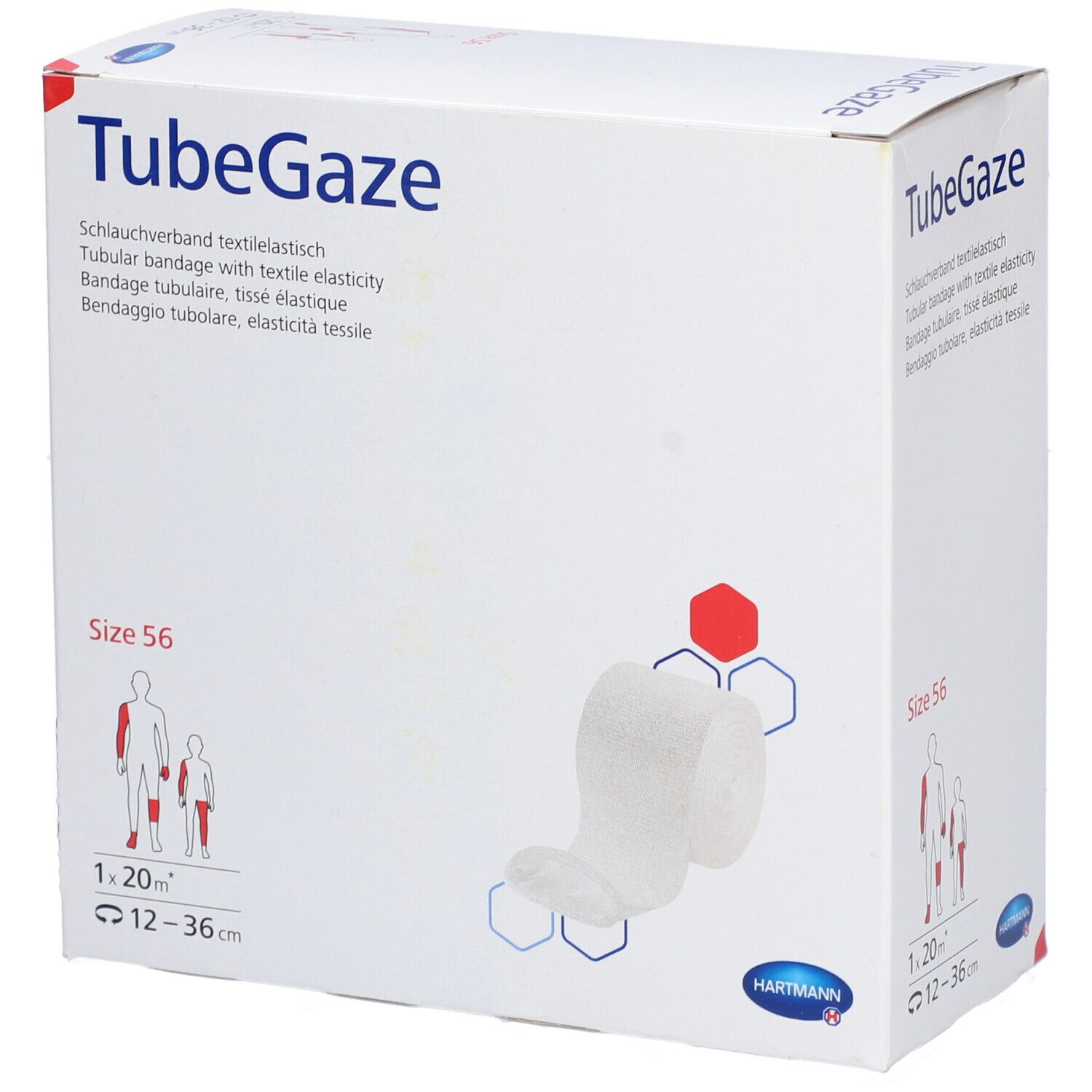 Hartmann TubeGaze® Pansement Numéro56 6 cm x 20 m
