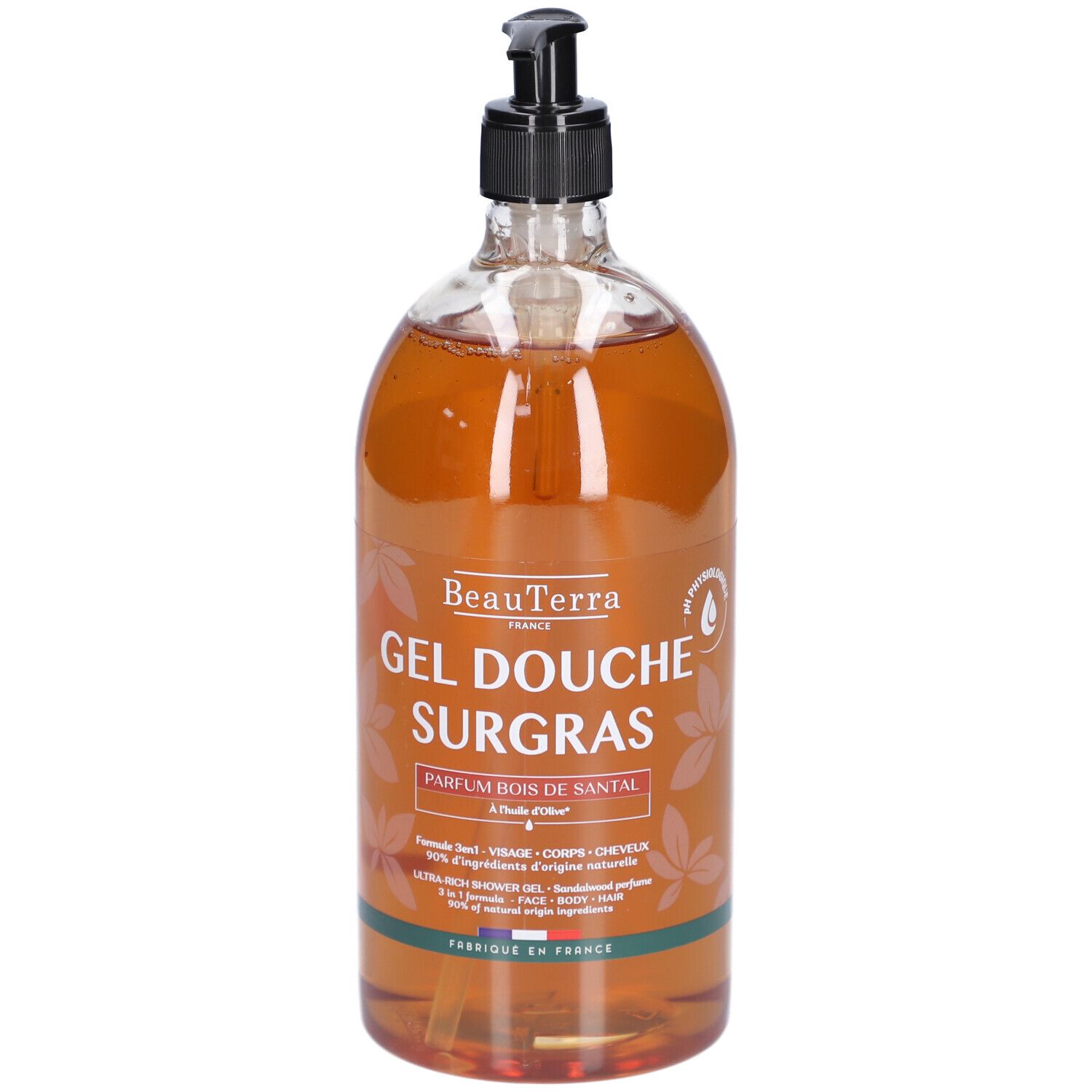 Beauterra Duschgel reichhaltig Sandelholz 1000 ml
