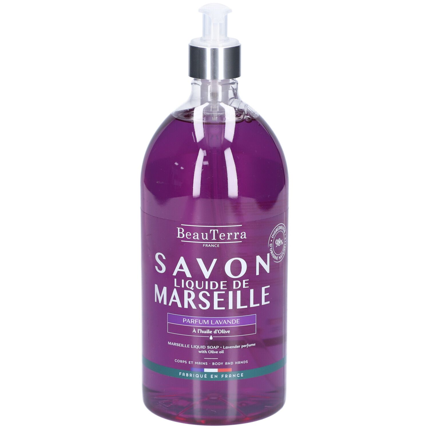 Beauterra Flüssigseife Marseille Lavendel 1000 ml