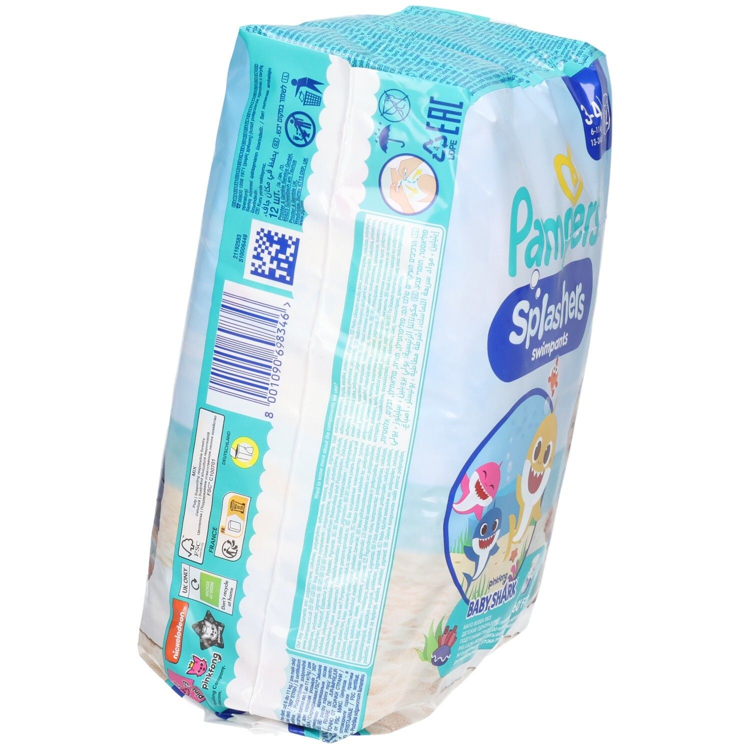 Pampers Splashers Baby Shark Größe 3-4 Angebot