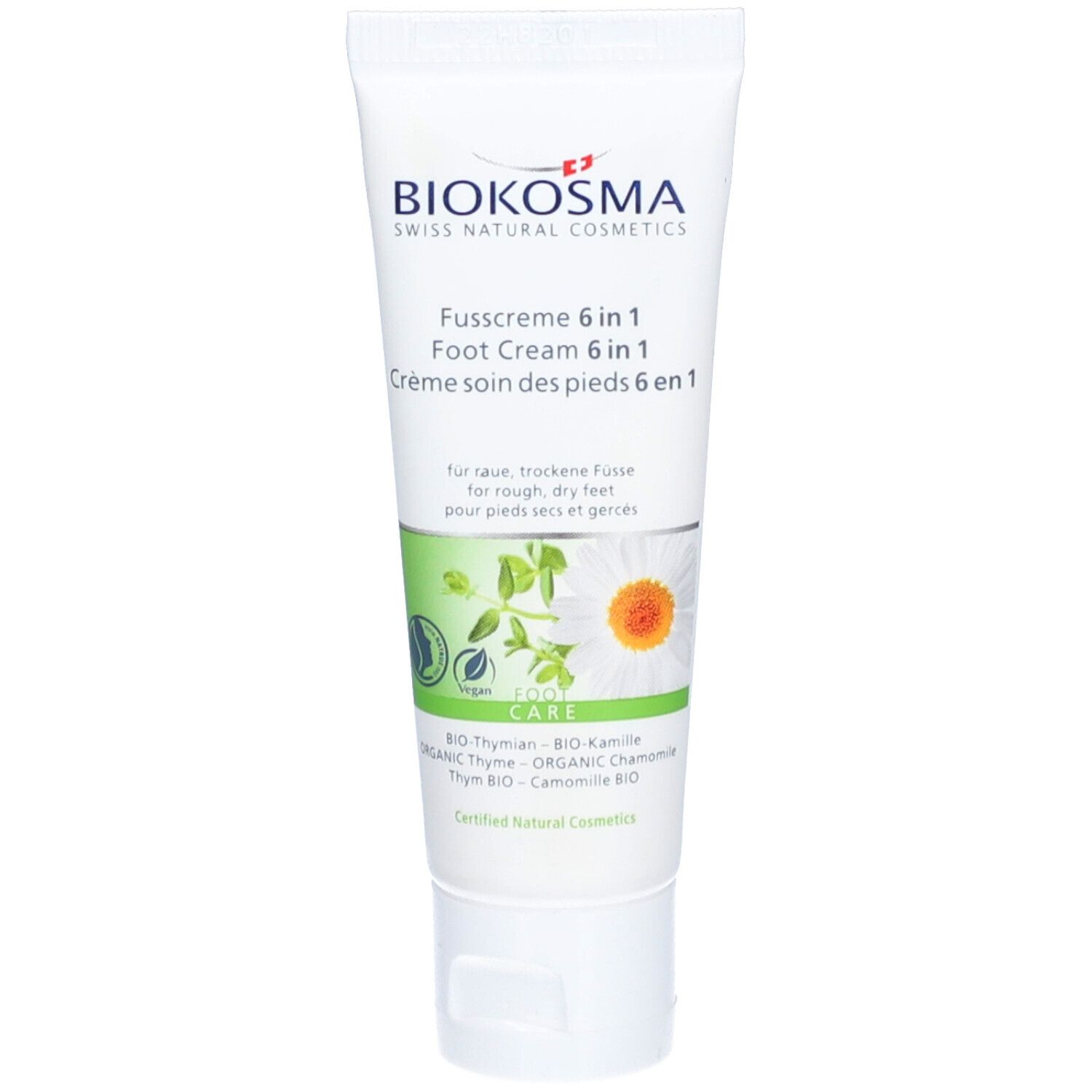 Crème pour les pieds Biokosma 6in1 Thym Kamil BIO Mini