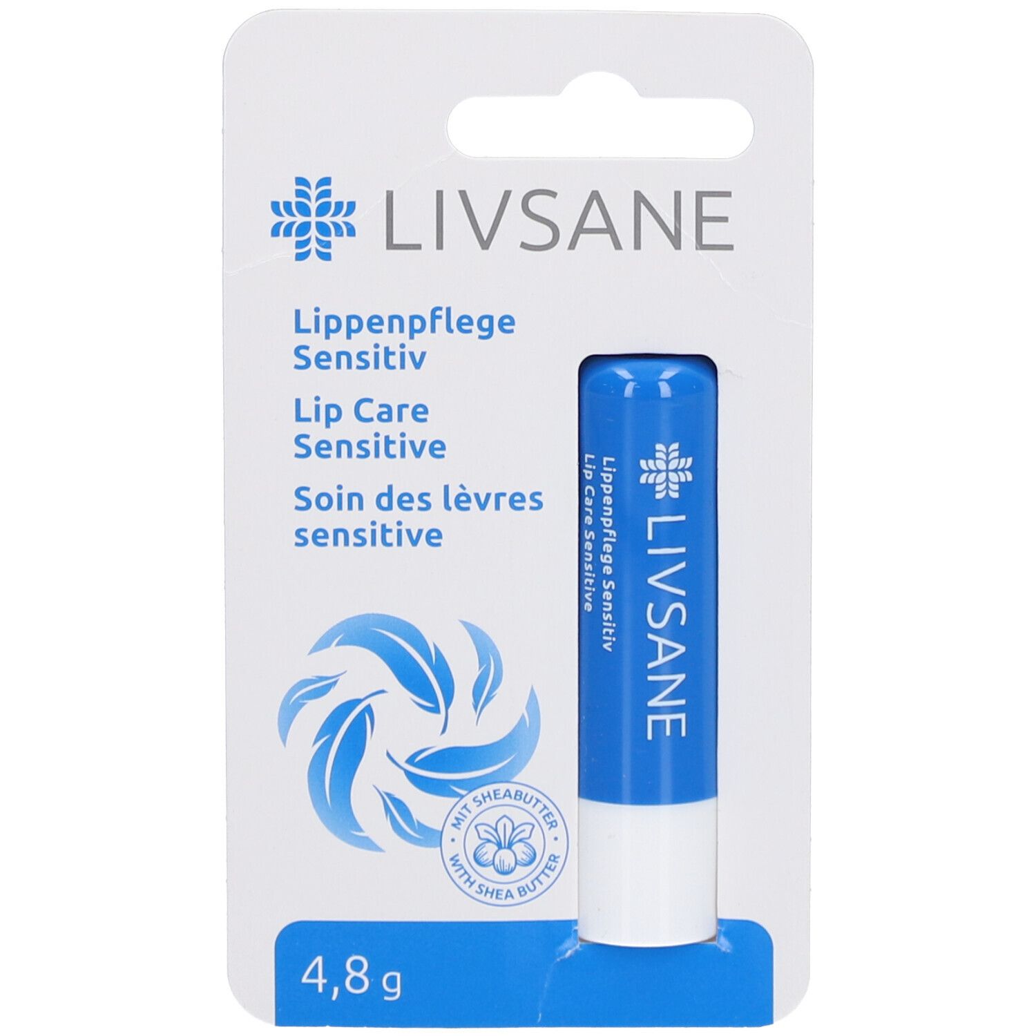 Livsane Lippenpflege Sensitiv 1 St Balsam
