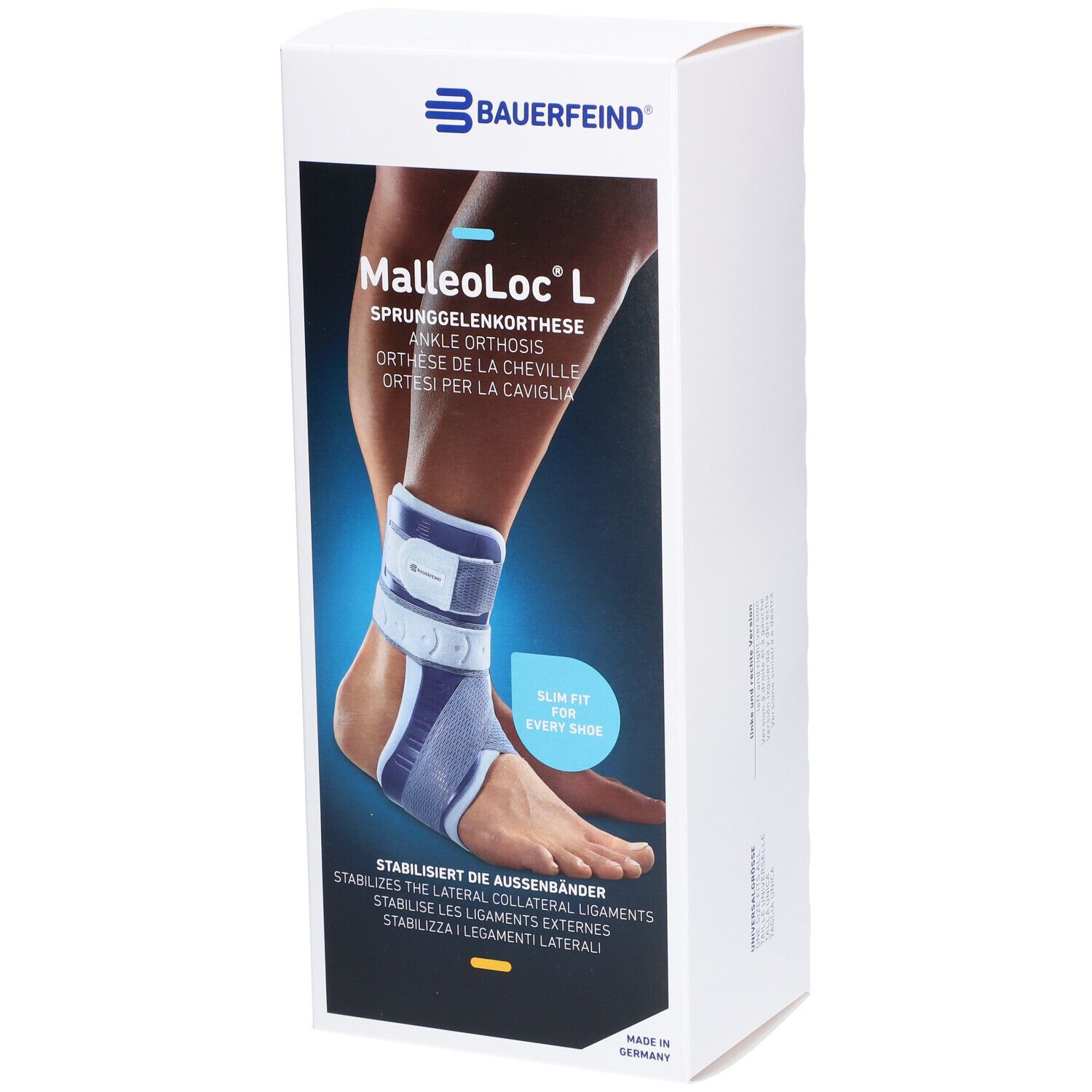 Bauerfeind MalleoLoc® L Orthèse de cheville universelle droite