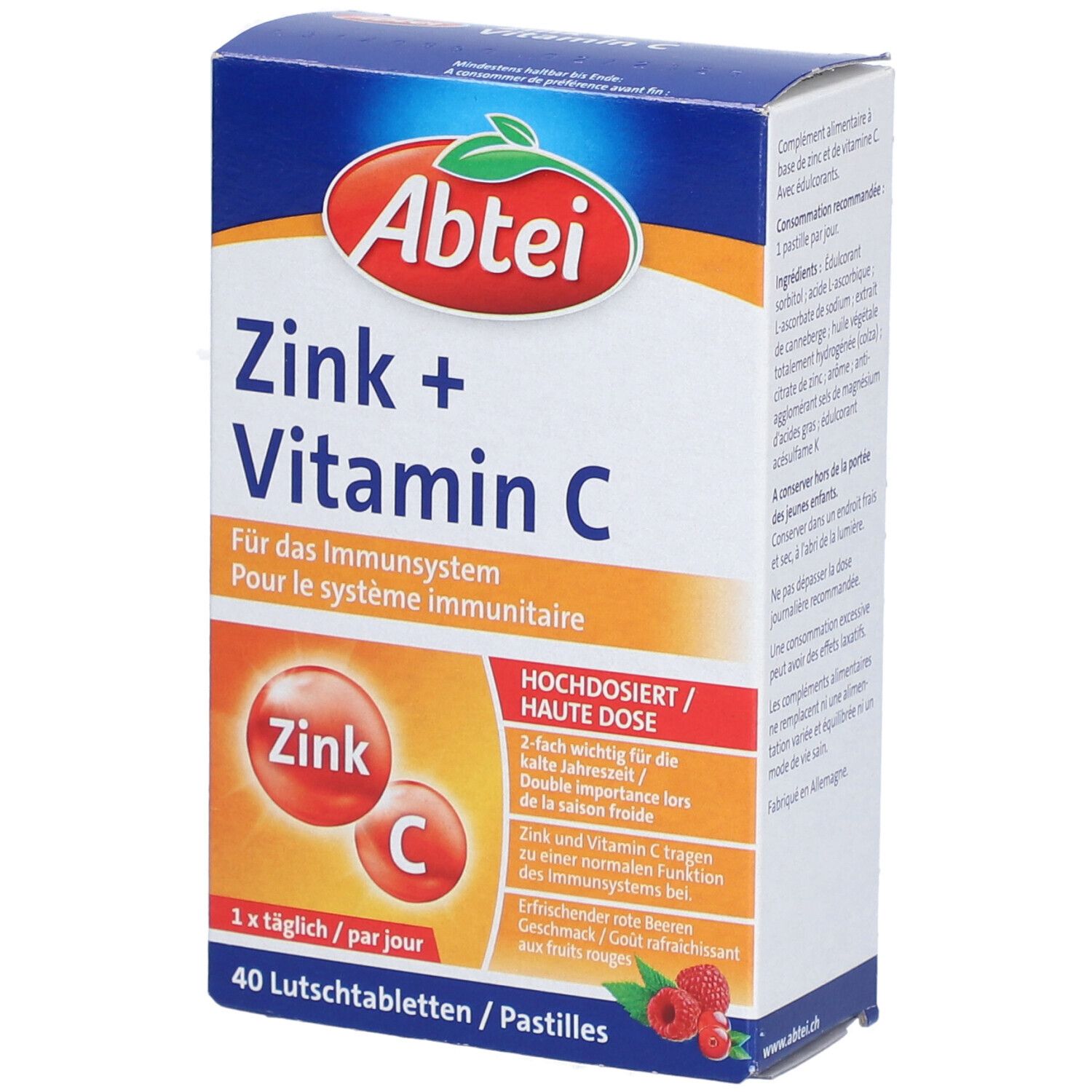 Abtei Zinc + Vitamine C