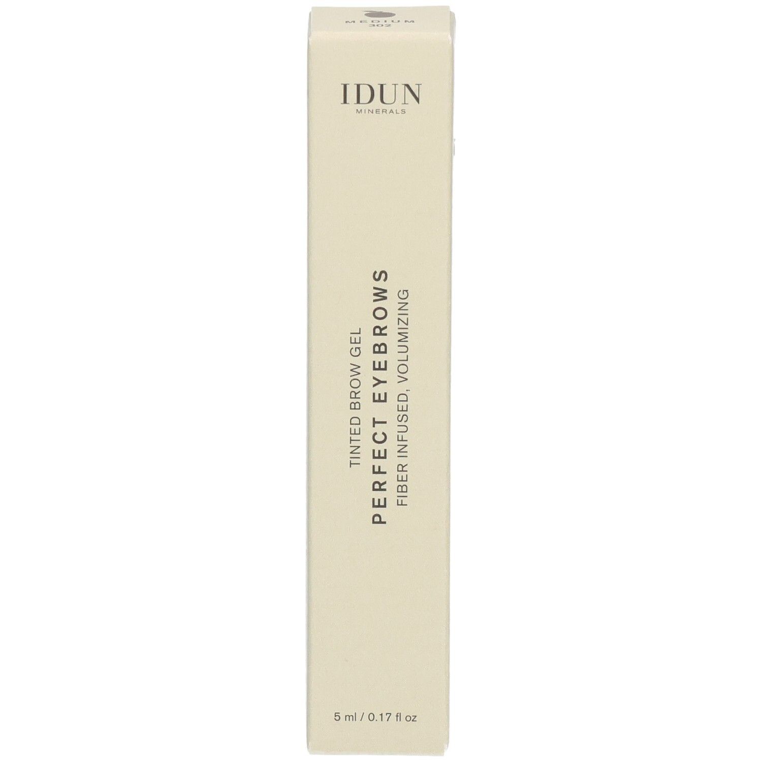 IDUN MINERALS Perfect Eyebrows getönter Augenbrauengel, 5 ml. Faserinfundiert, volumengebend.
