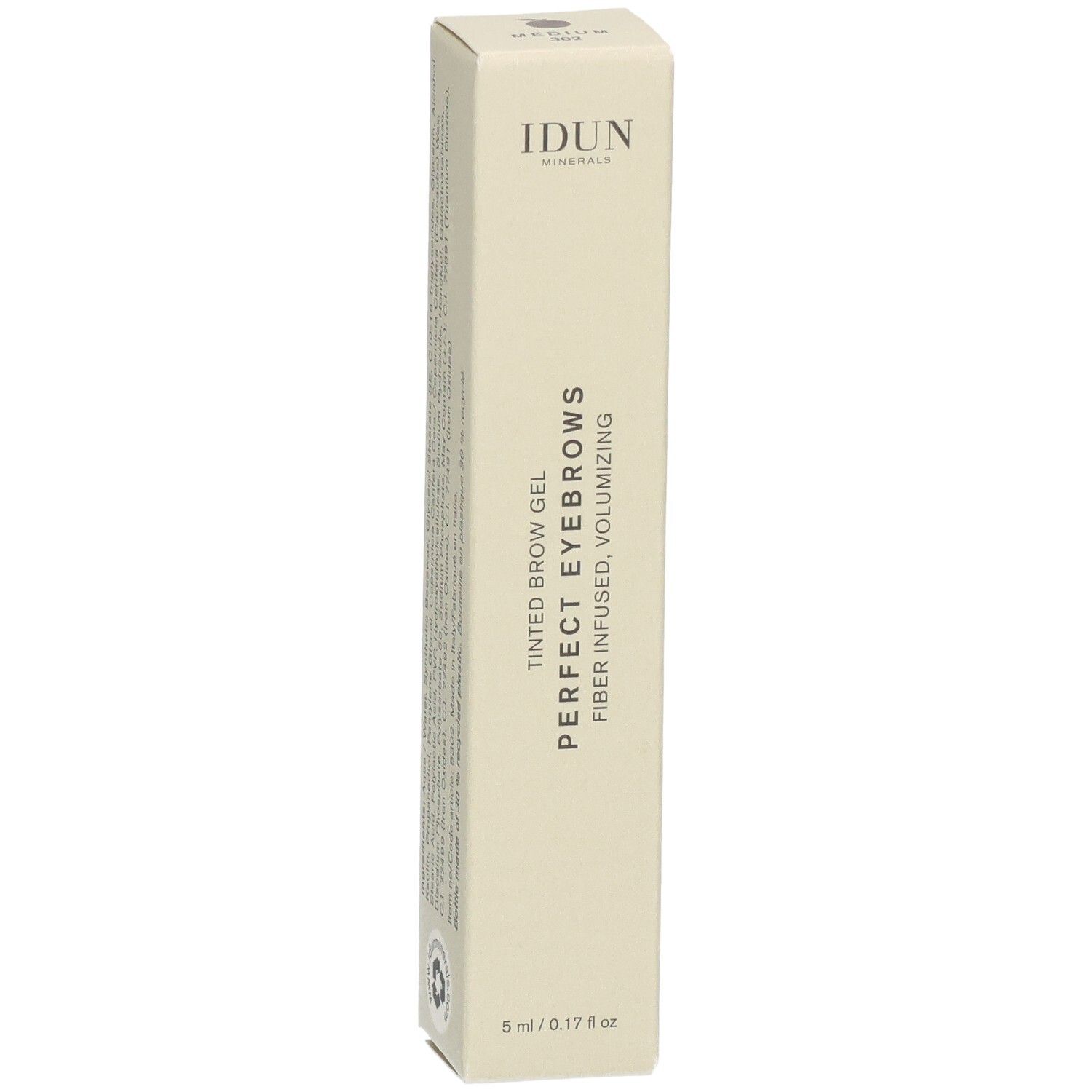 IDUN MINERALS Perfect Eyebrows getönter Augenbrauengel, 5 ml. Faserangereichert, volumengebend.