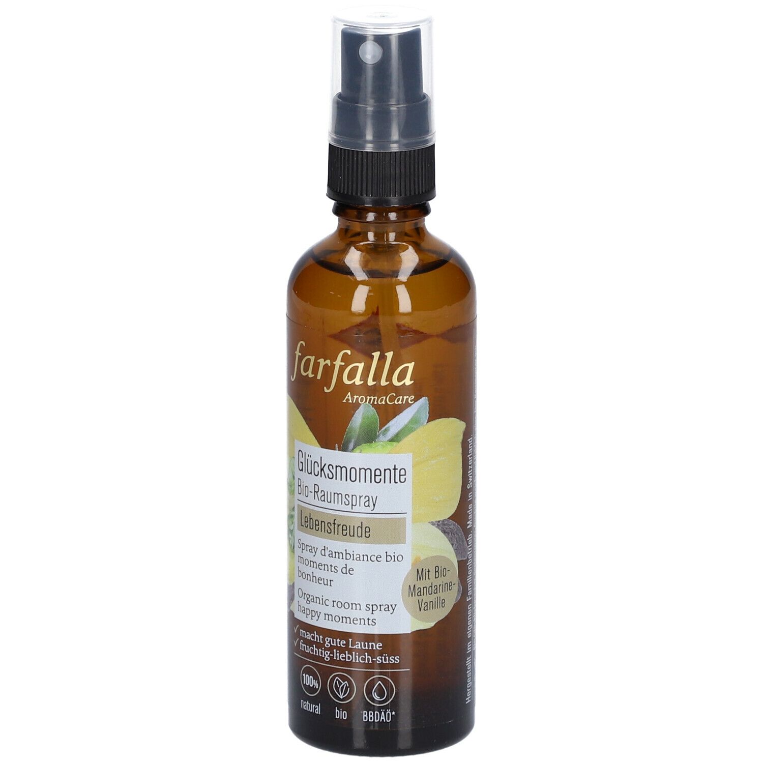 farfalla Lebensfreude Vanille-Mandarine Raumspray