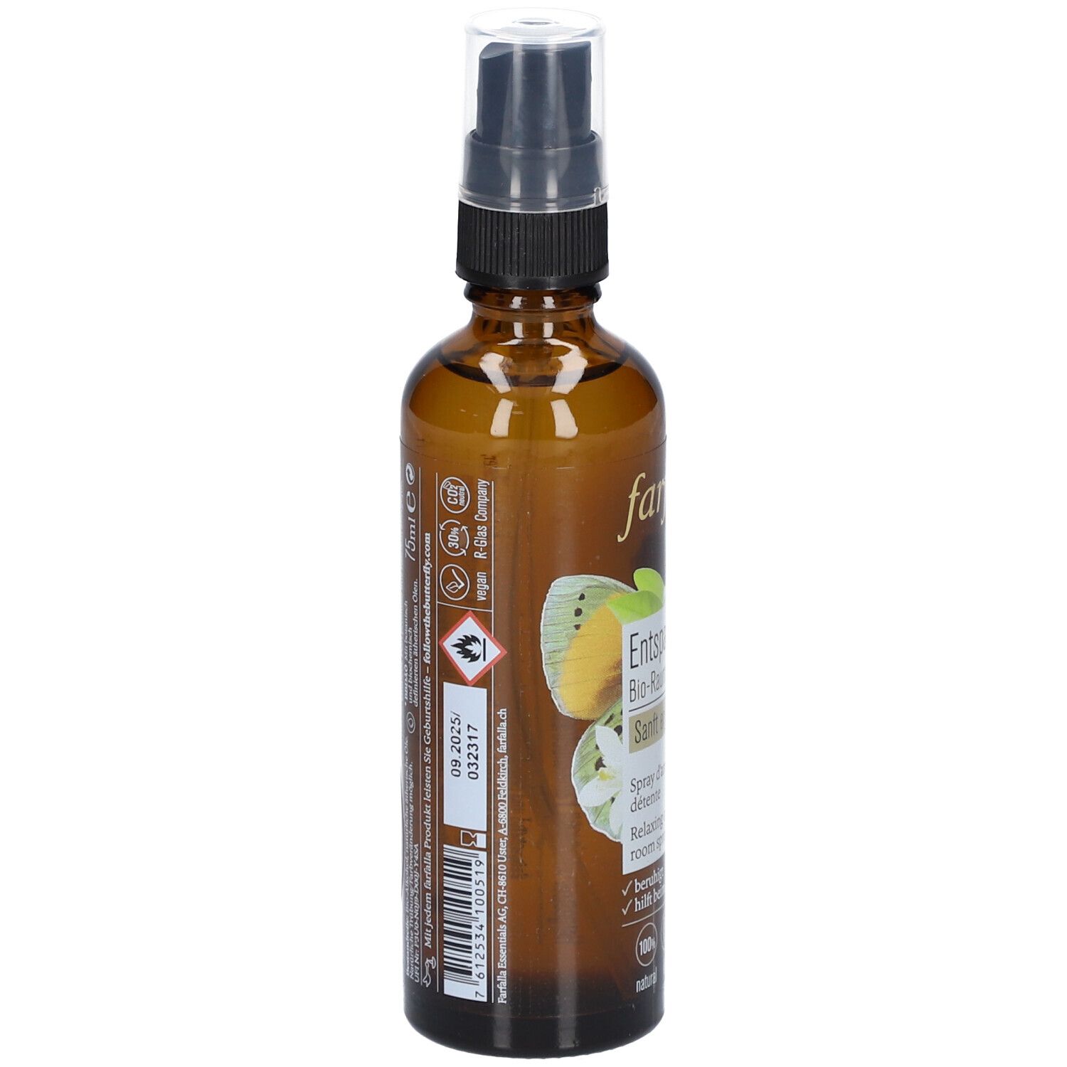 Farfalla Bio-Raumspray sanft entsp Orangenbl 75 ml Spray