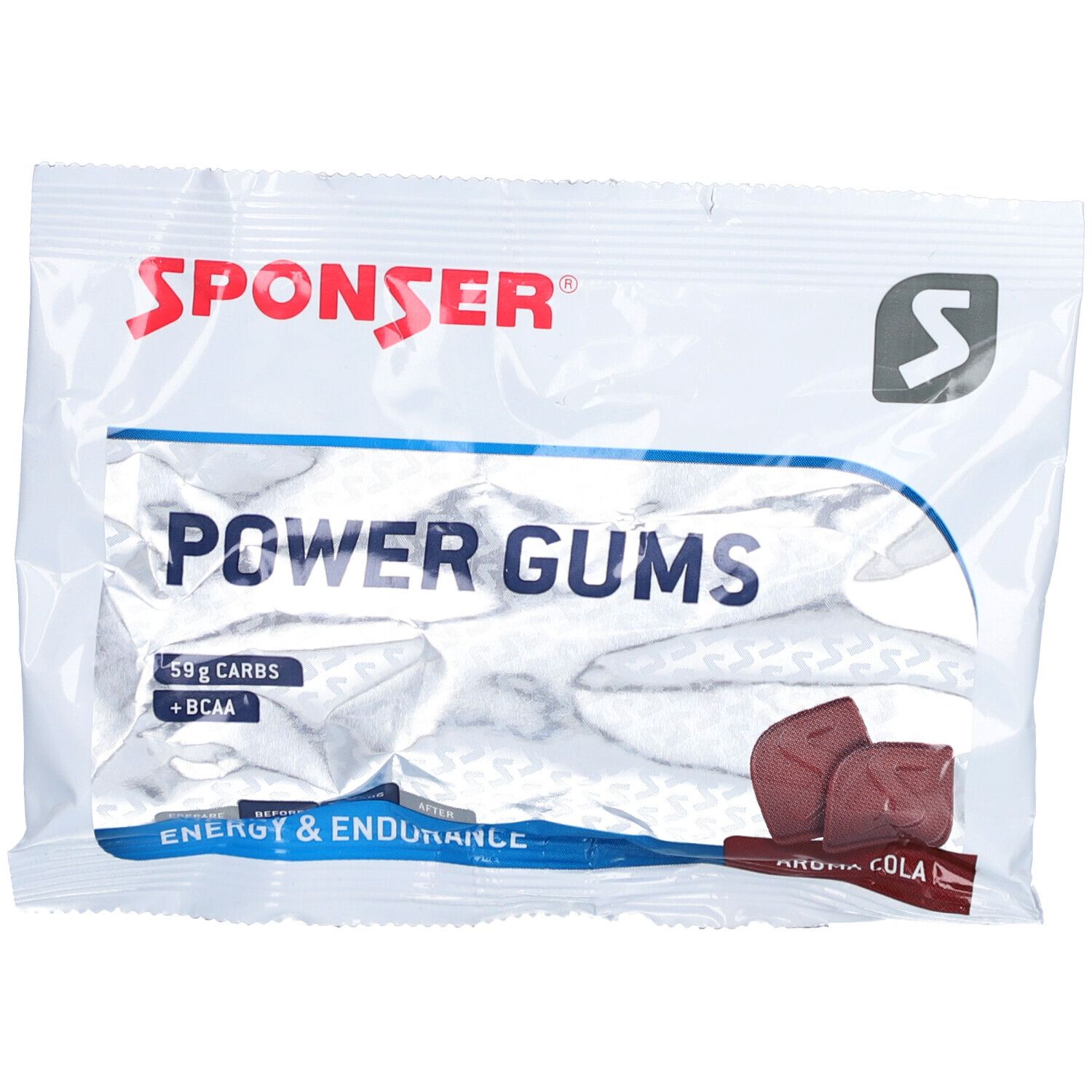 Sponser Power Gums - Energy & Endurance - Arôme Cola