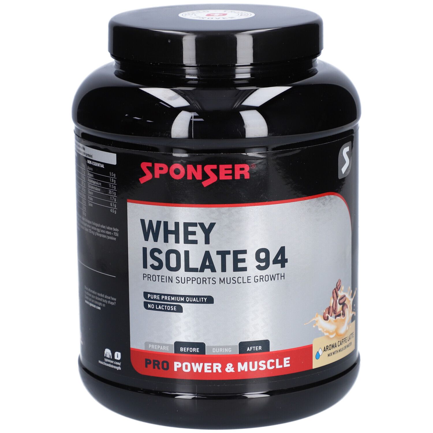 Sponser Whey Isolate 94 Caffe Latte