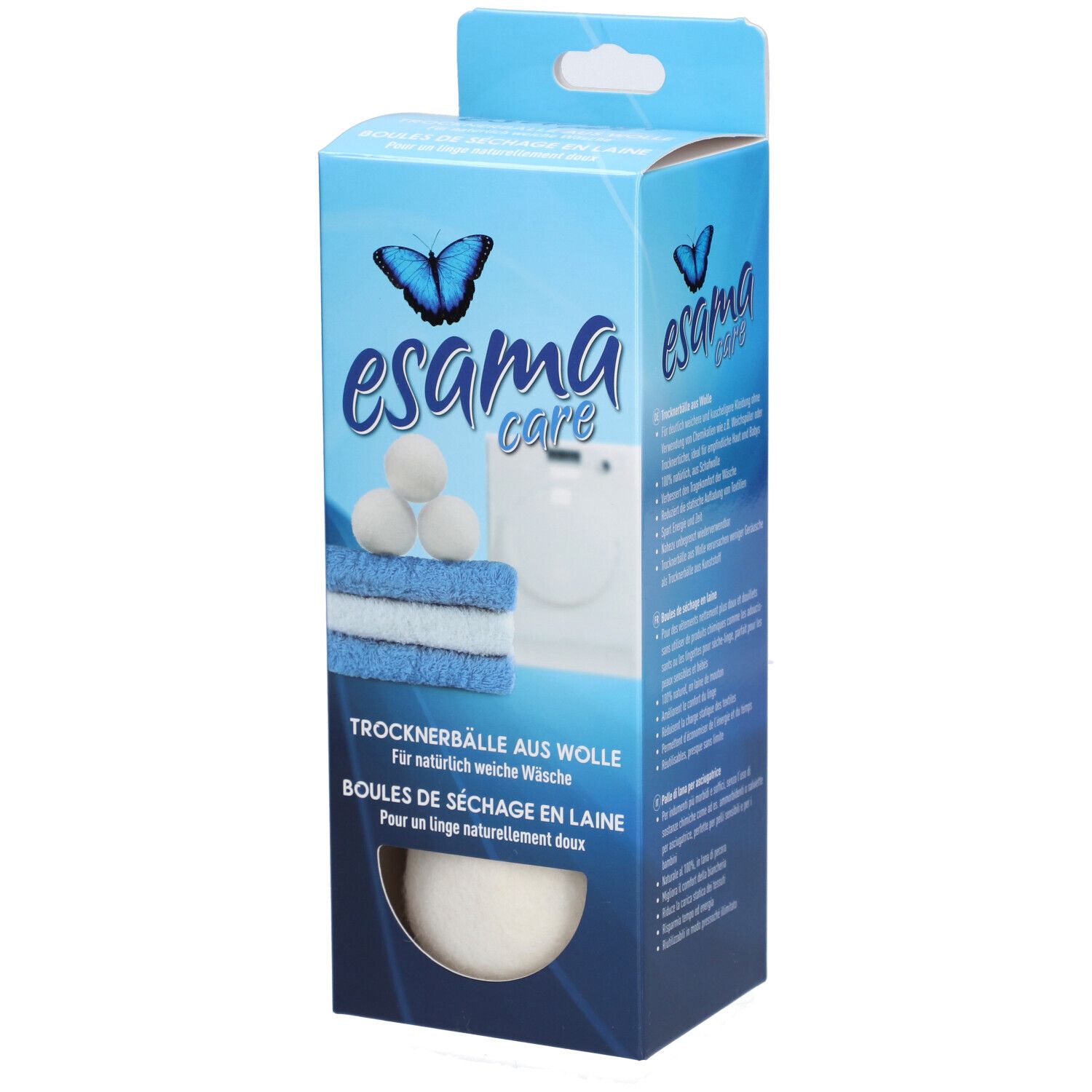 Esama Care Boules de séchage en laine