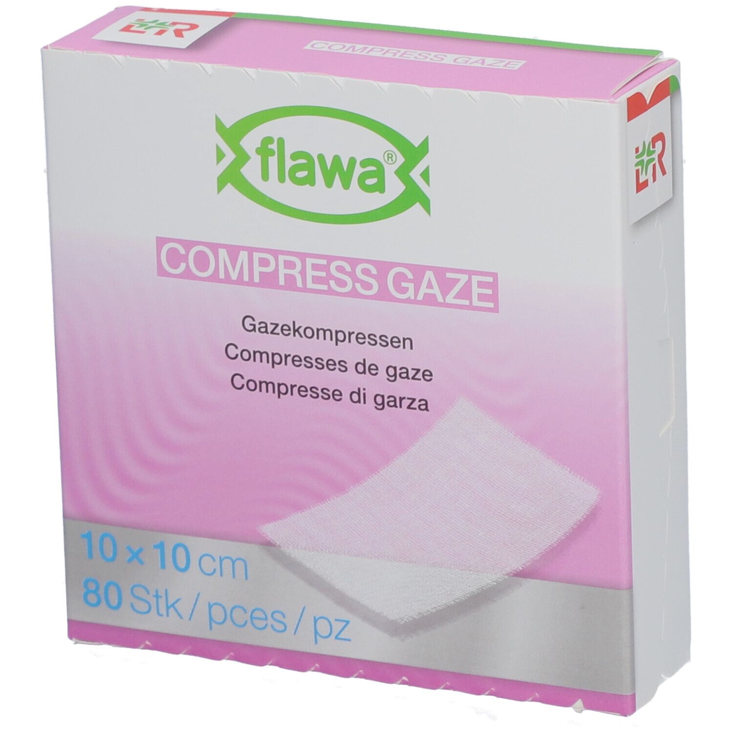 Flawa Compresses de gaze 10x10cm