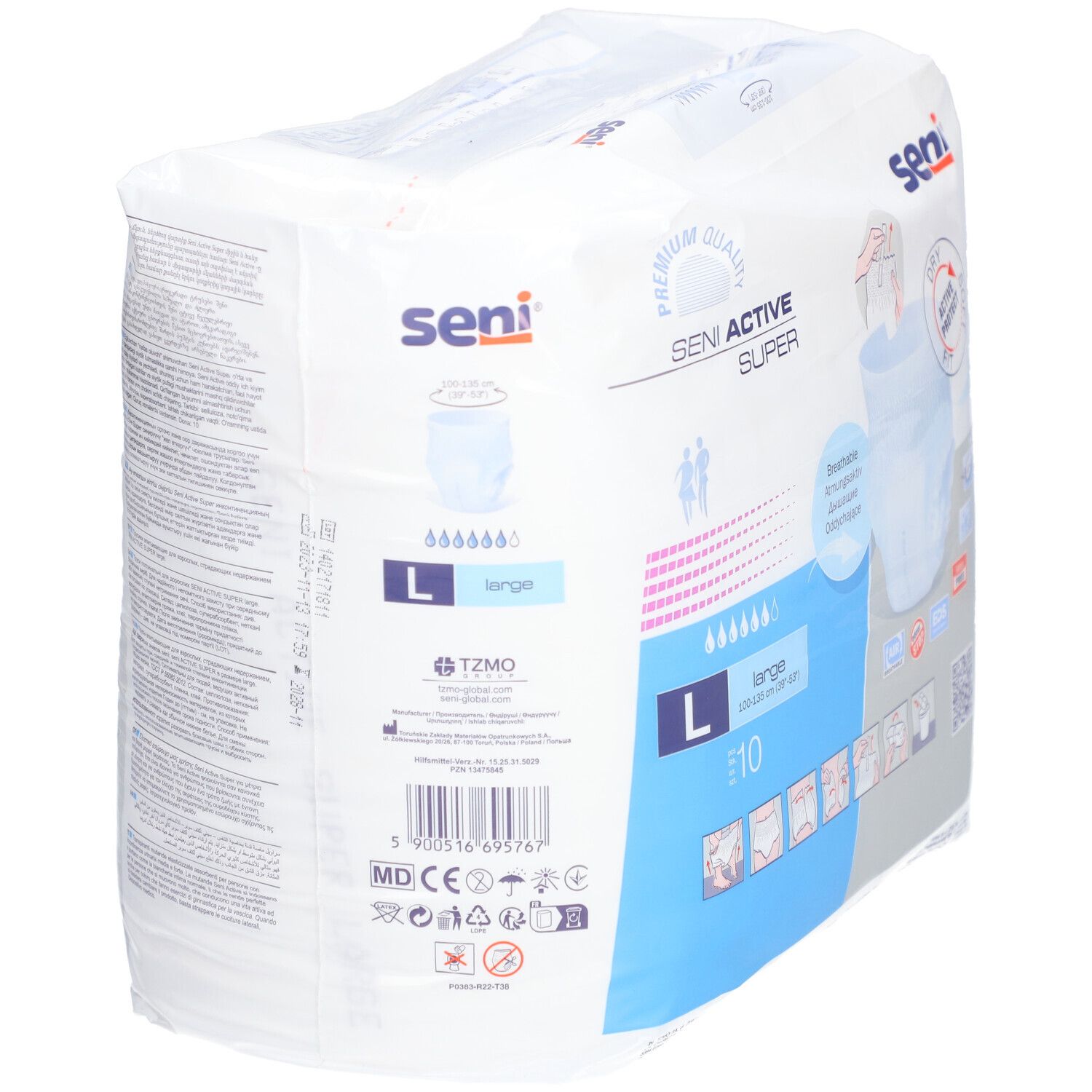 Seni Active Super Inkontinenzslip Einmal L