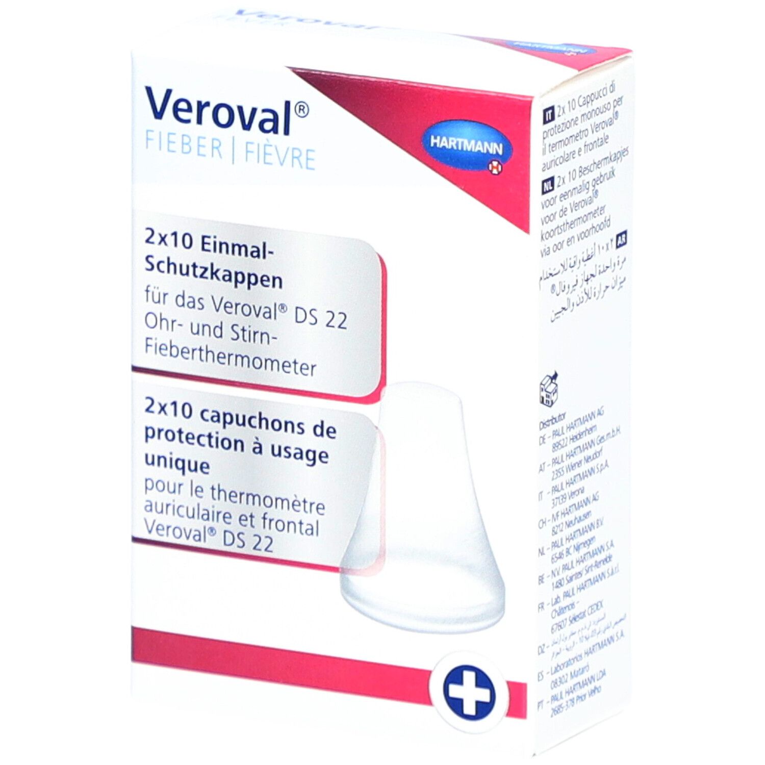 Hartmann Veroval® Fièvre Ds22 - Capuchons de protection à usage unique