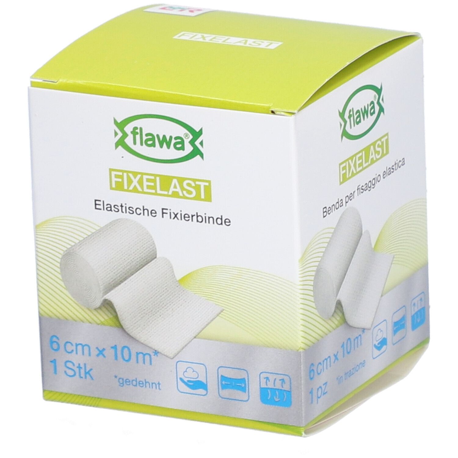 Flawa Fixelast bande de fixation élastique 6cmx10m