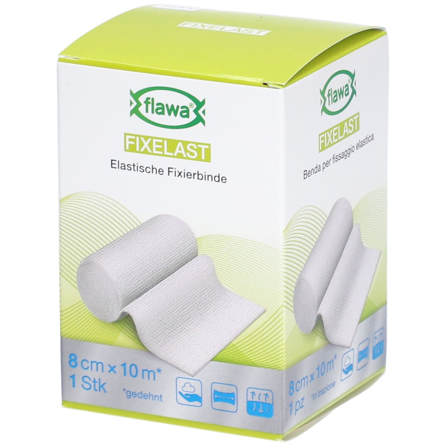 Flawa Fixelast bande de fixation élastique 8cmx10m