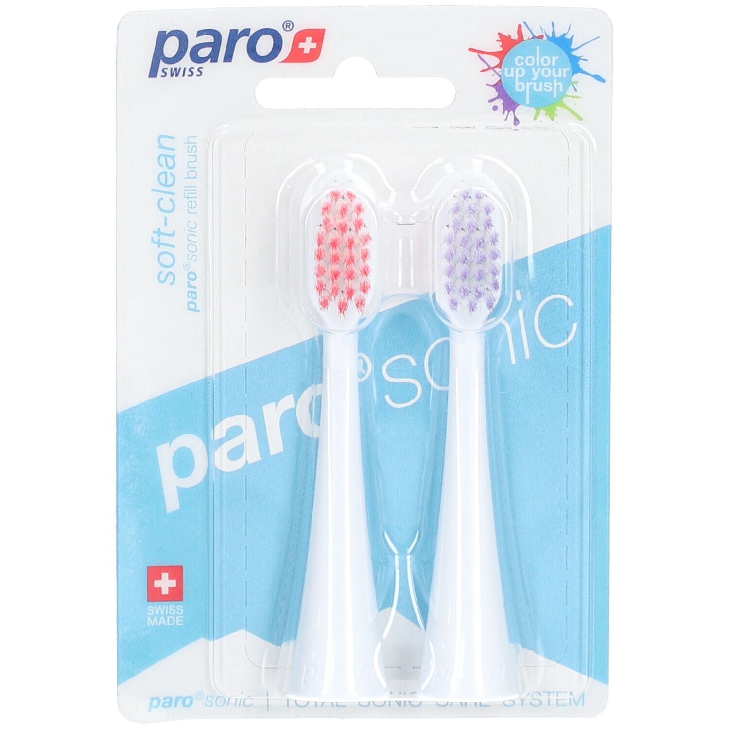 Paro sonic soft-clean Blist 2 Stk St Zahnbürste