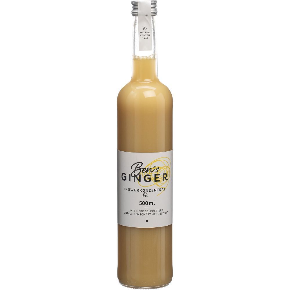 Ben's Ginger Ingwerkonzentrat Bio Fl 500 ml Konzentrat