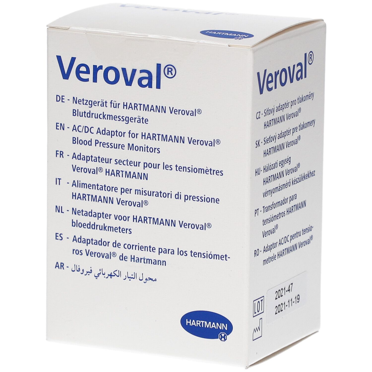 Hartmann® Veroval Netzgerät für Blutdruckmessgeräte