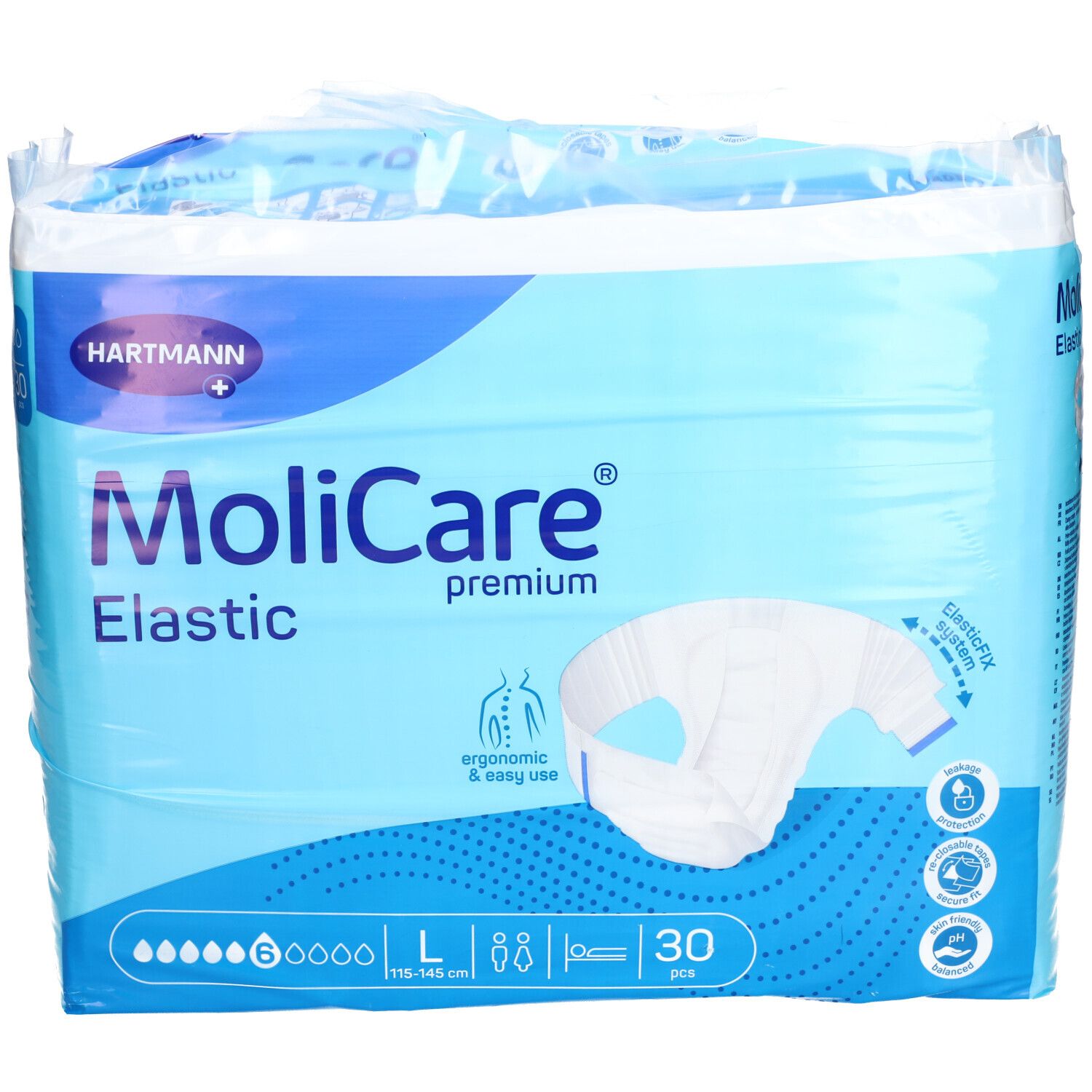 Molicare Elastic L 6 Tropfen 30 Stk