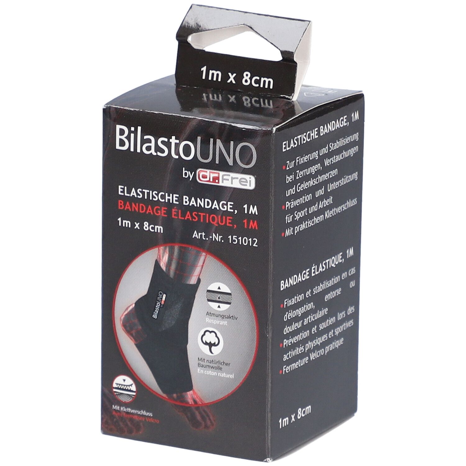 Bilasto Uno elast bande universelle 1m m velcro